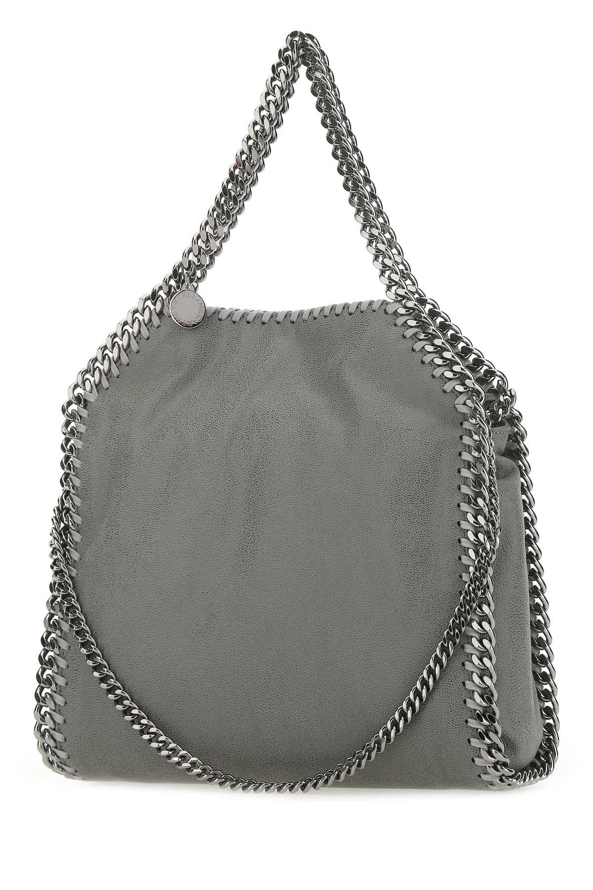 Grey shaggy deer mini Falabella handbag - мініатюра 2