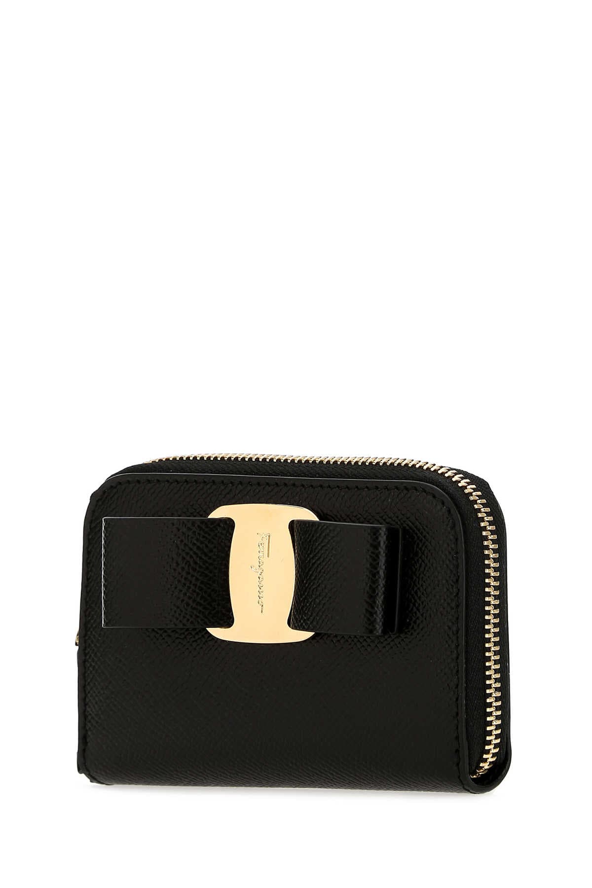 Black leather wallet - мініатюра 2