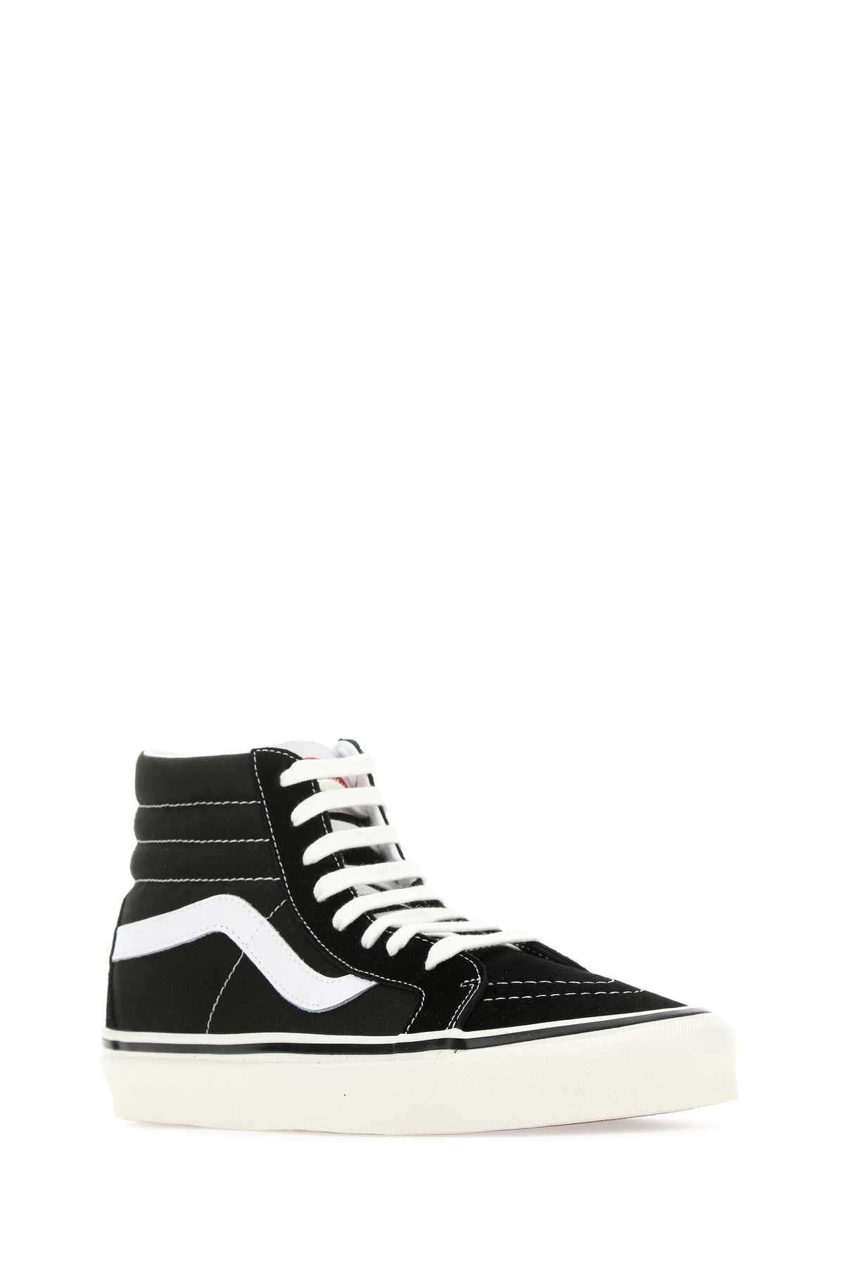 Black canvas Sk8-Hi sneakers - мініатюра 2