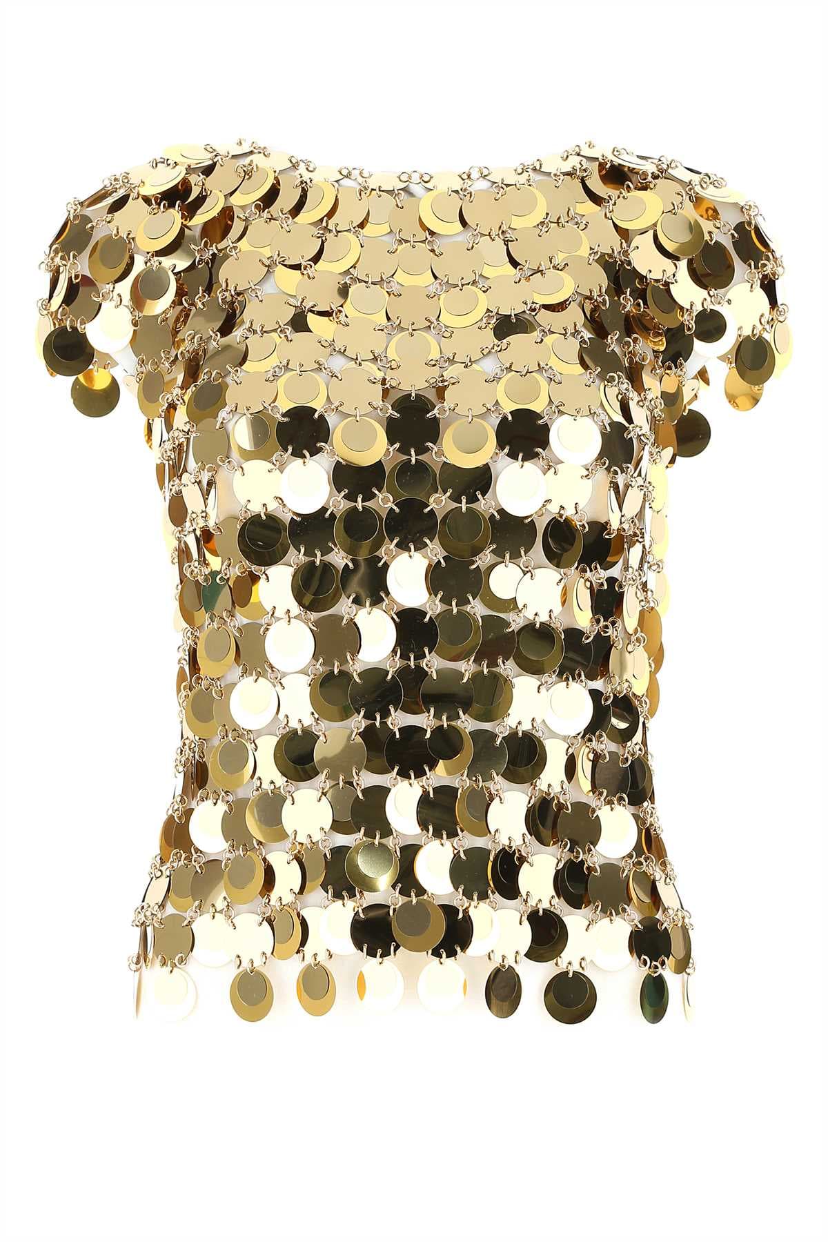 Gold sequins top