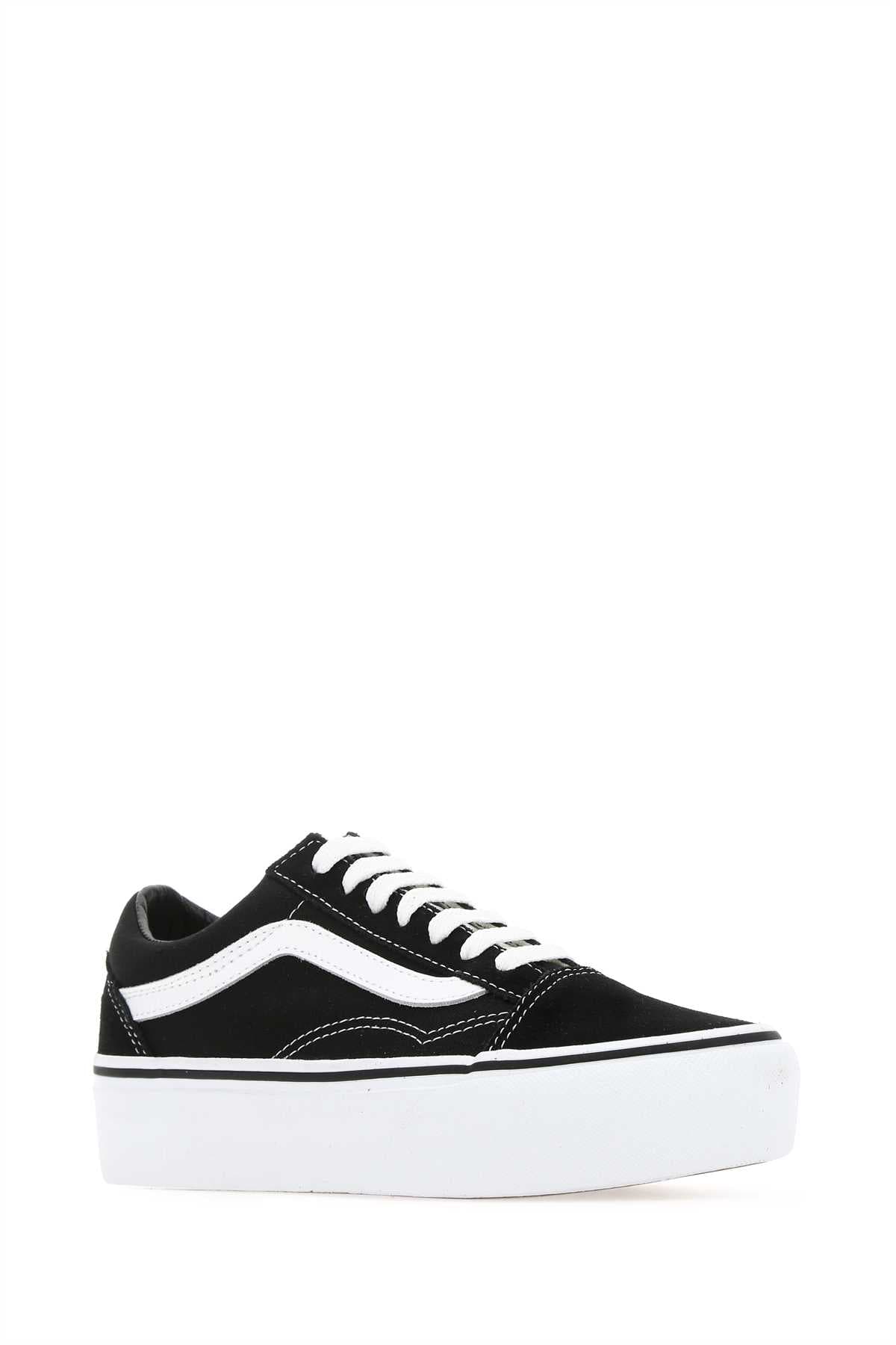 Black fabric Old Skool Platform sneakers - мініатюра 2