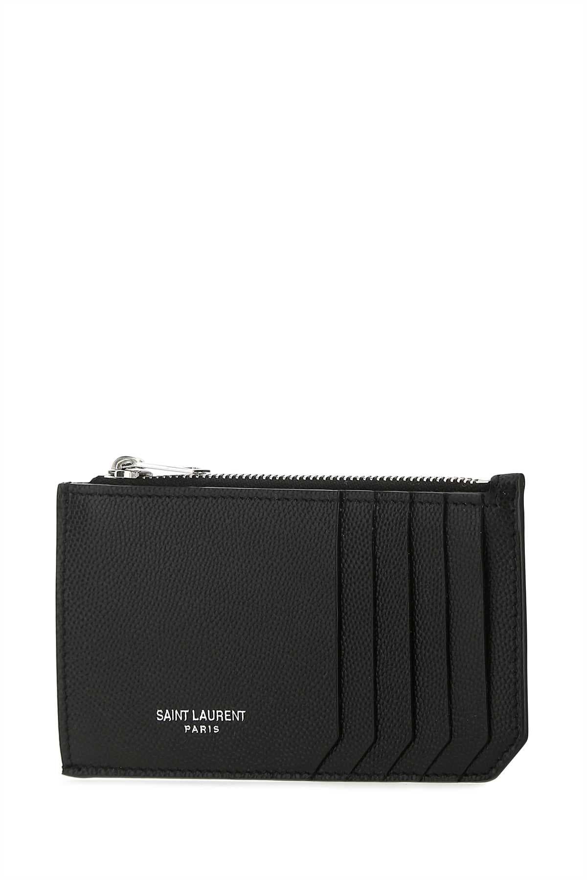 Black leather card holder - мініатюра 2
