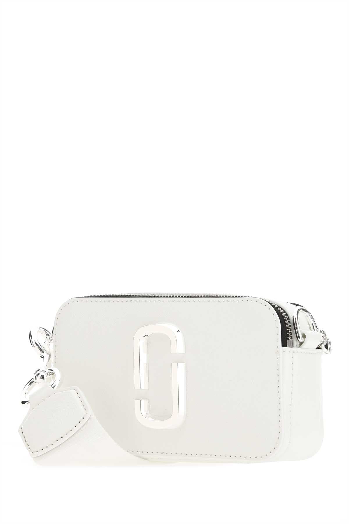 White leather small The Snapshot crossbody bag - мініатюра 2