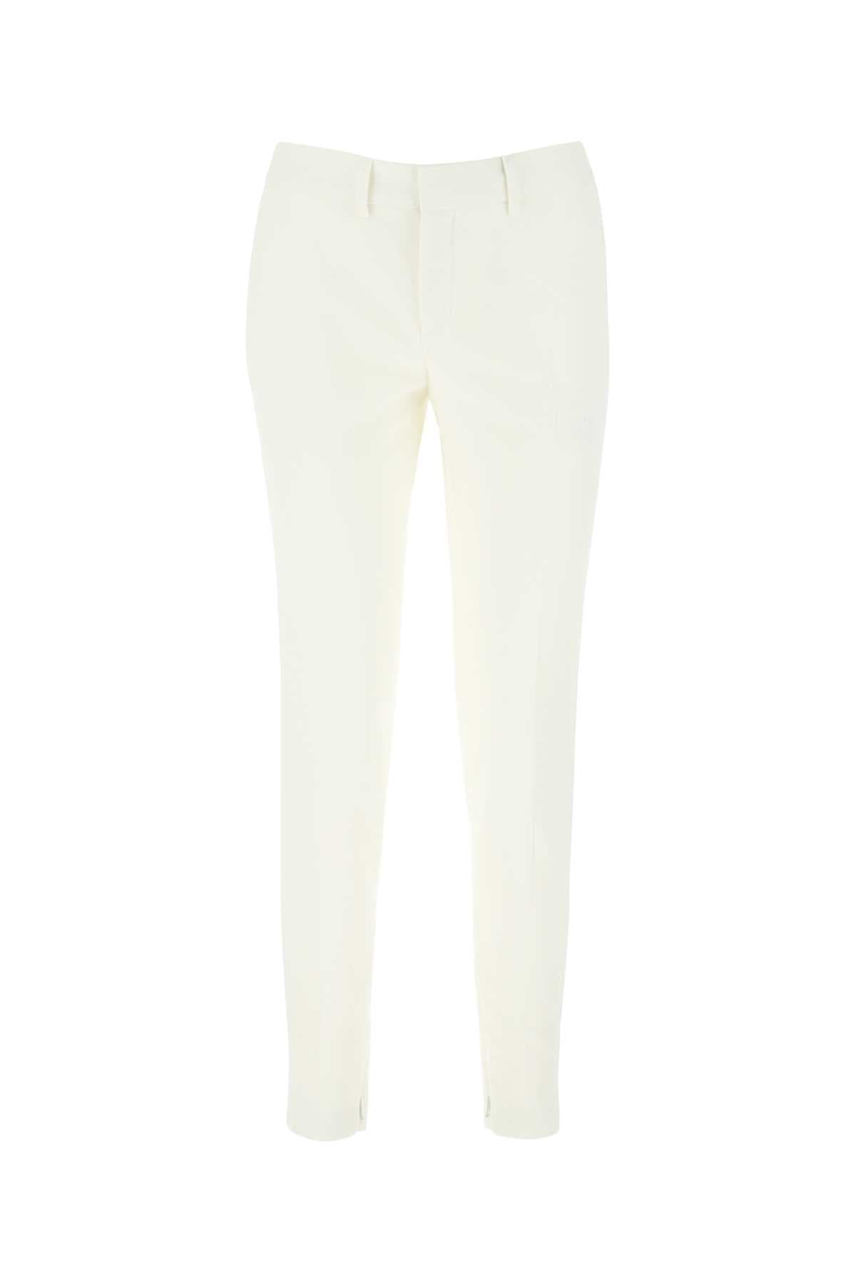 Ivory wool pant