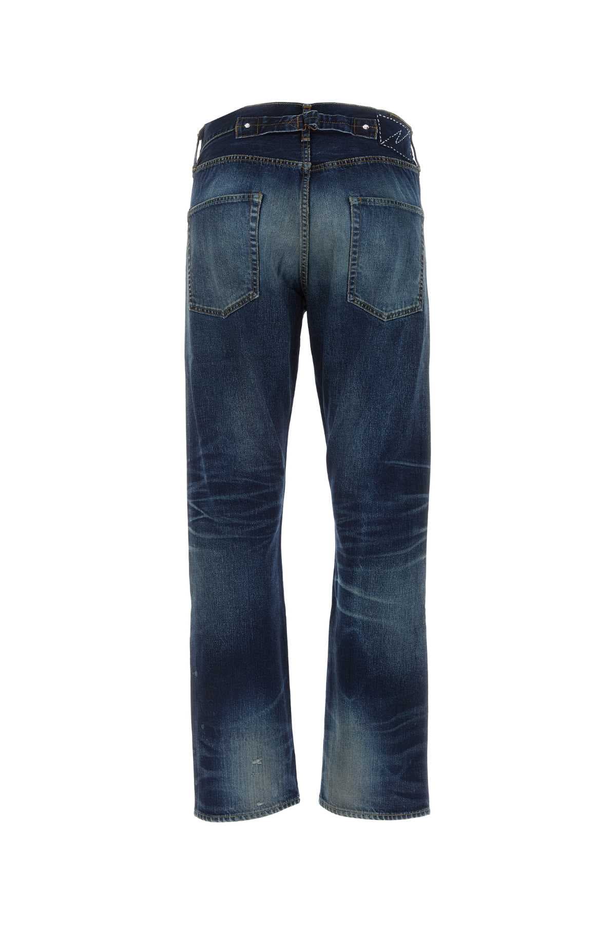 Dark blue denim jeans - мініатюра 2