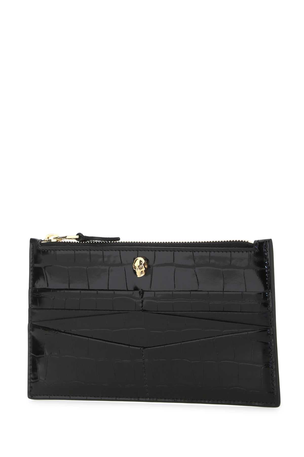 Black leather pouch - мініатюра 2