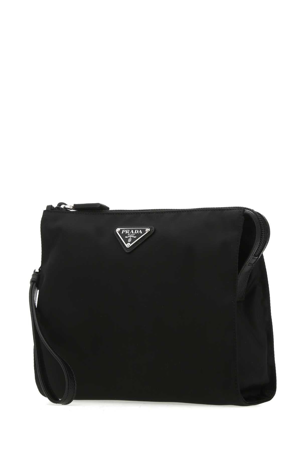 Black Re-nylon clutch - мініатюра 2