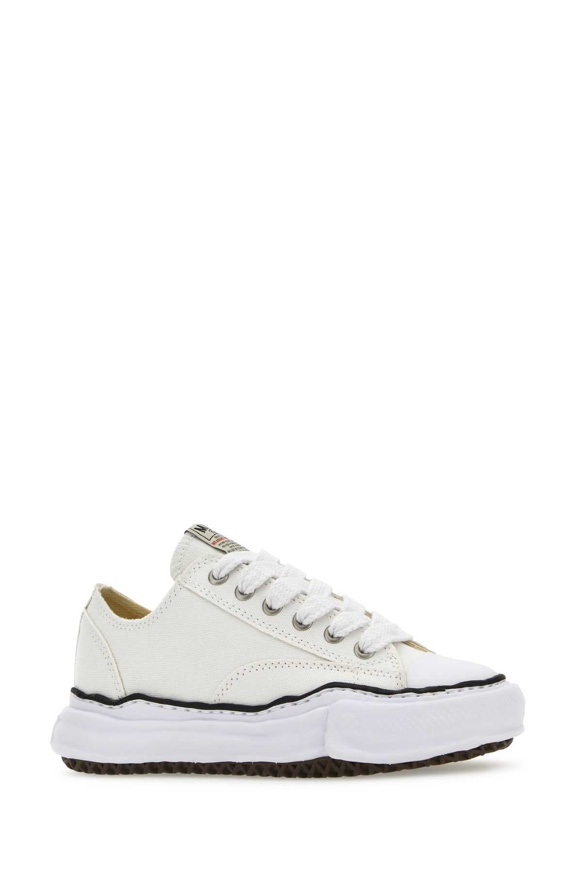 Ivory canvas sneakers - мініатюра 2