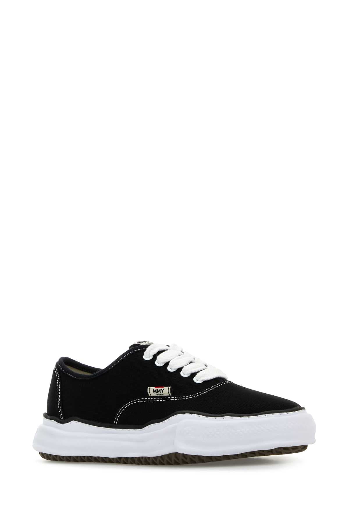 Black canvas sneakers - мініатюра 2