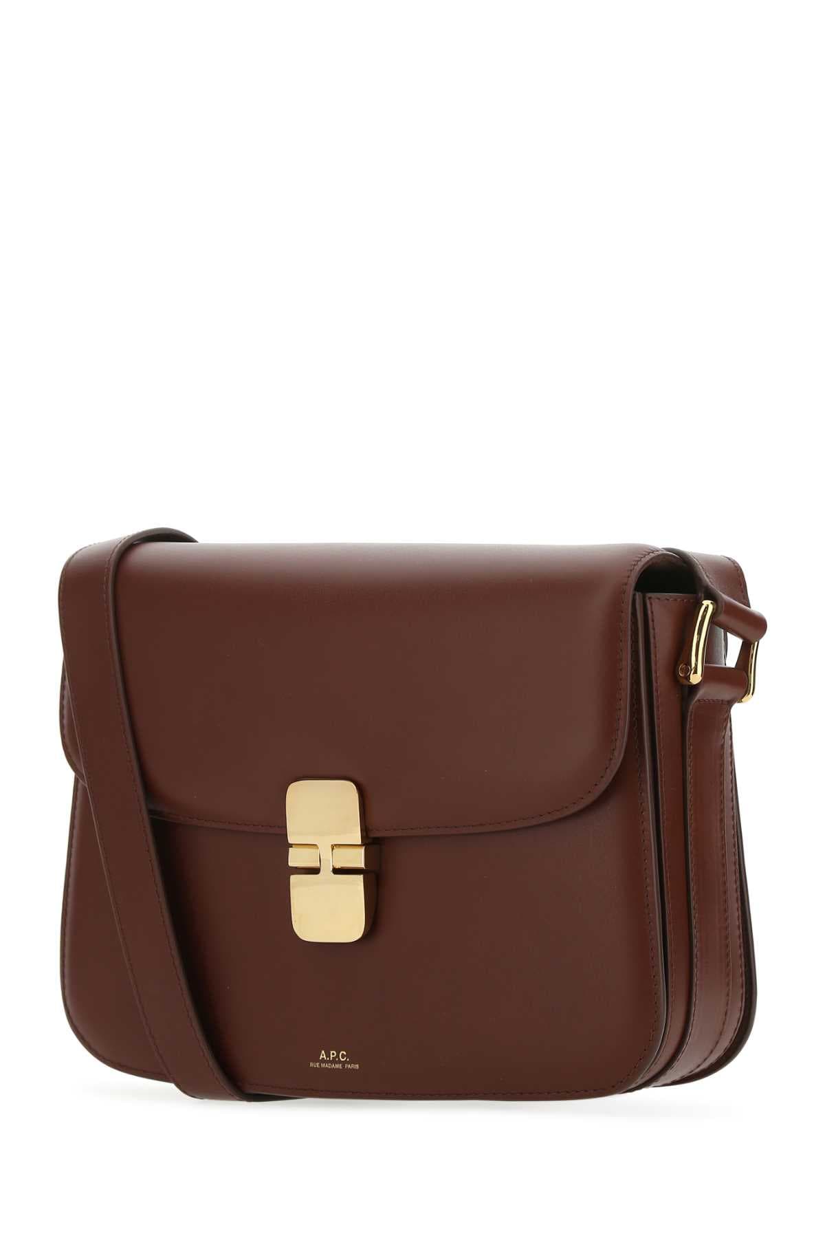 Bordeaux leather Grace crossbody bag - мініатюра 2