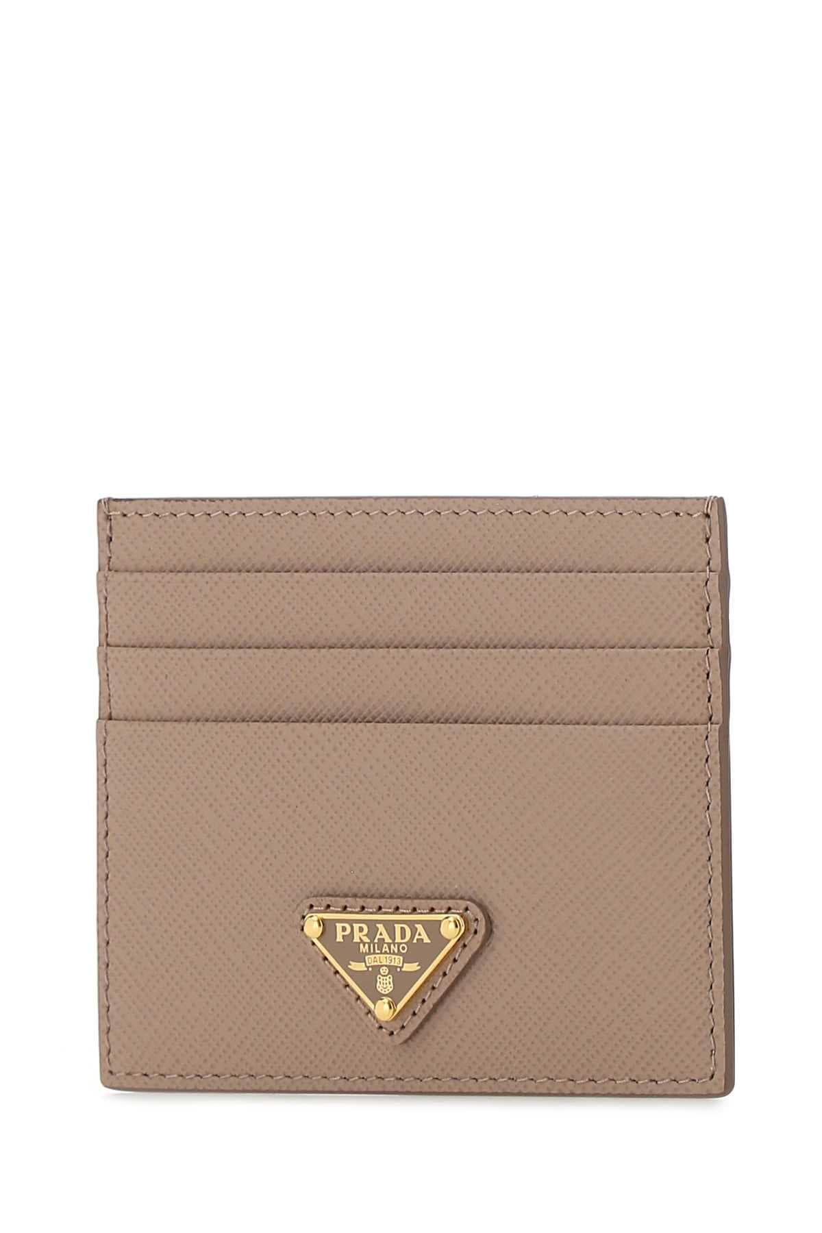 Powder pink leather card holder - мініатюра 2