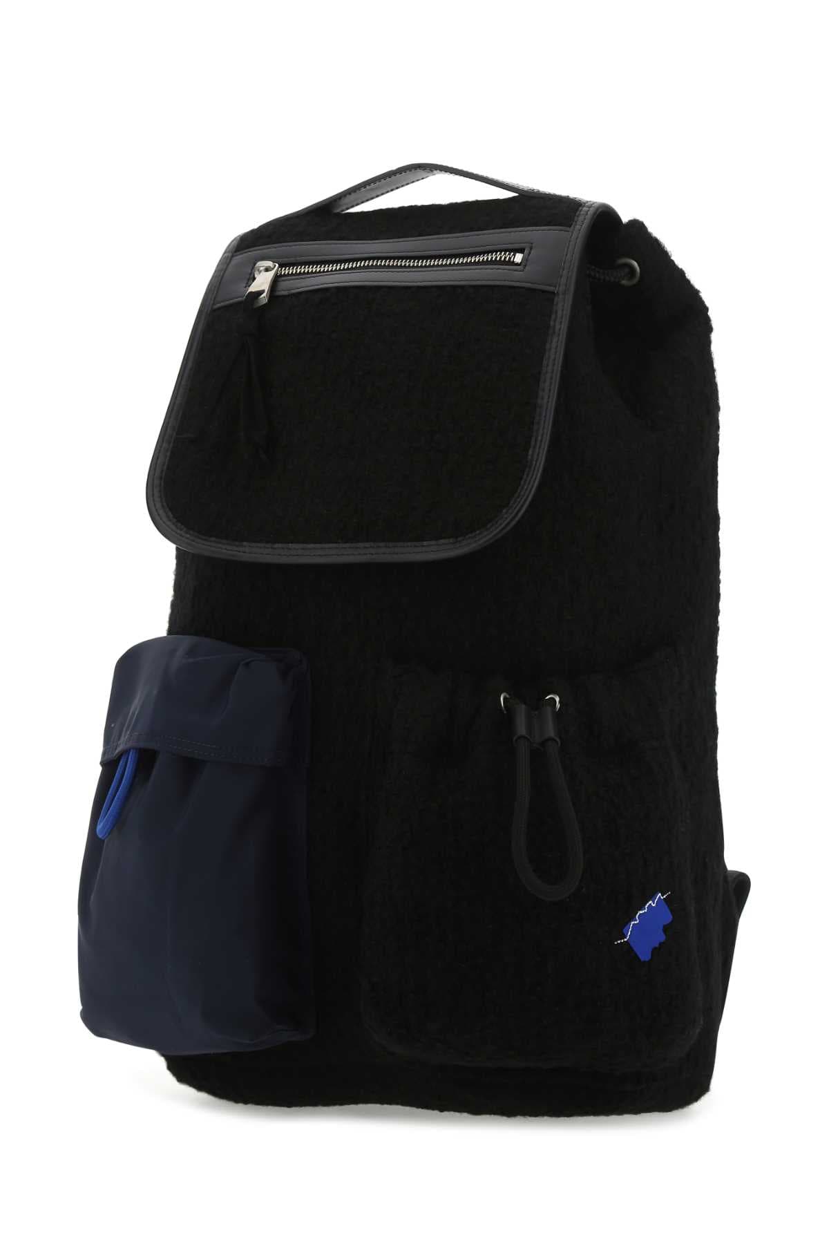 Black boucle backpack - мініатюра 2