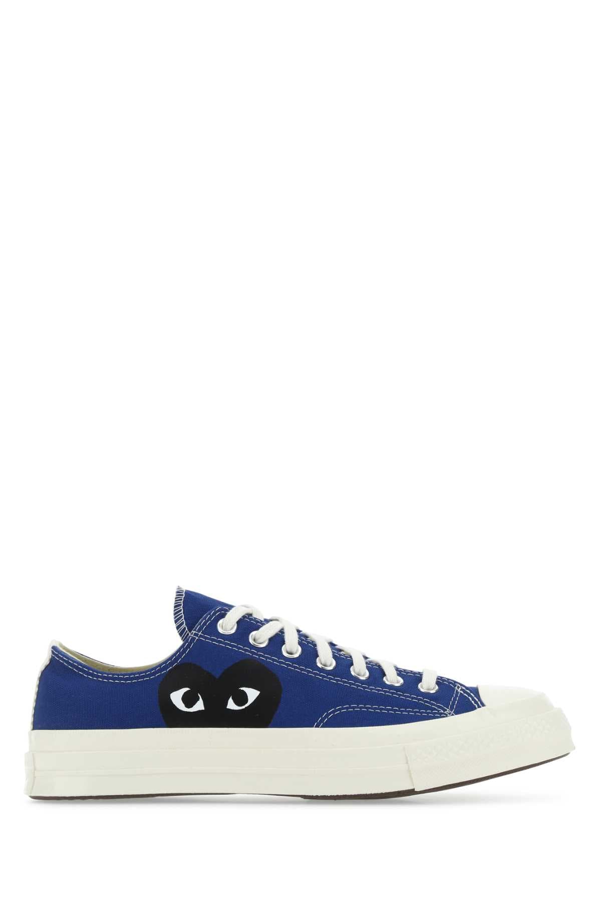 Blue canvas Comme Des Garçons X Converse sneakers