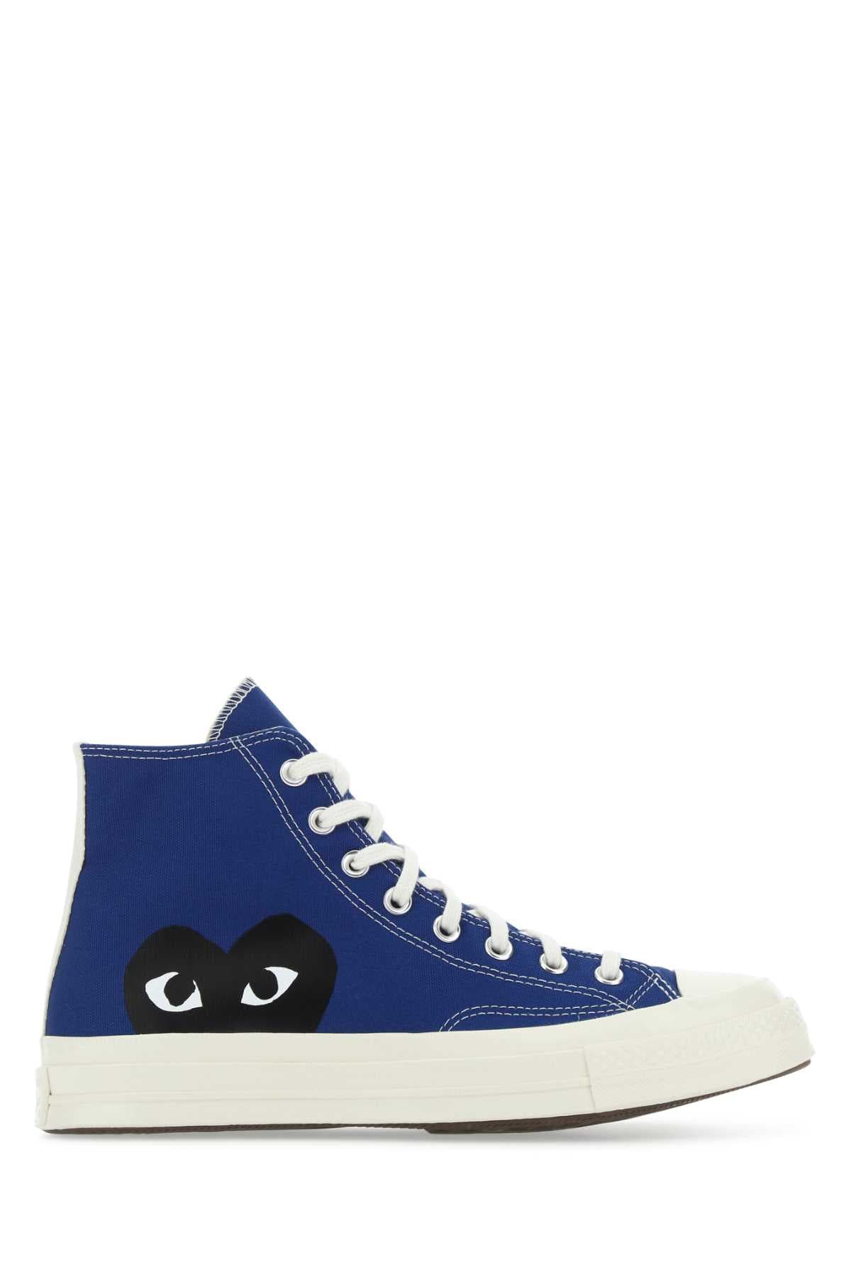 Blue canvas Comme Des Garçons X Converse sneakers