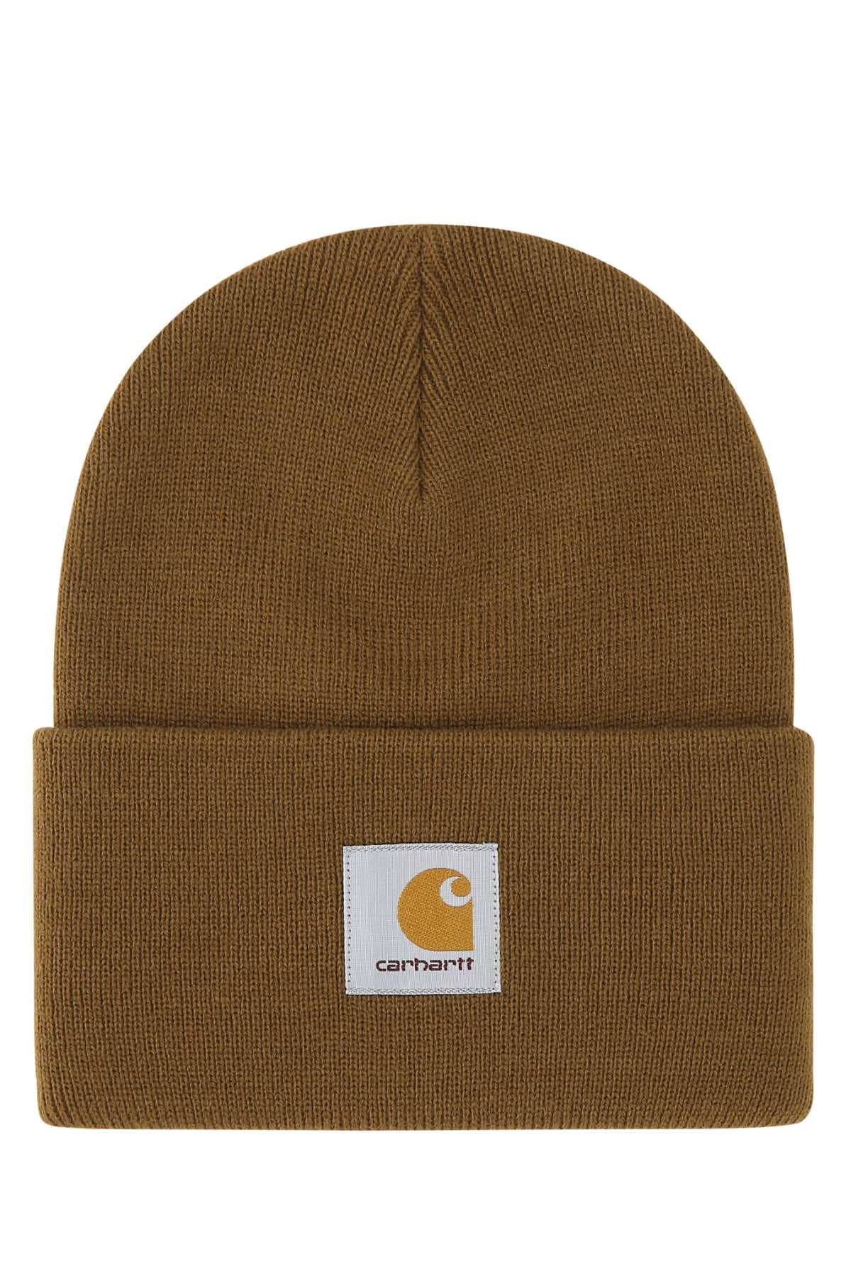 Biscuit acrylic beanie hat