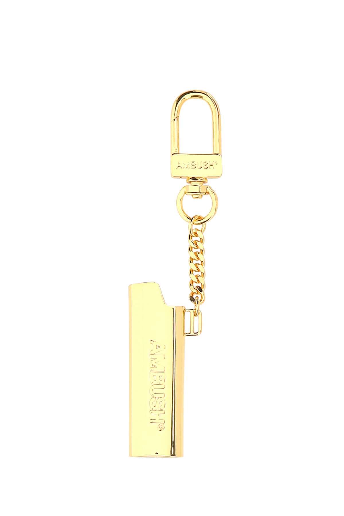 Gold metal lighter holder