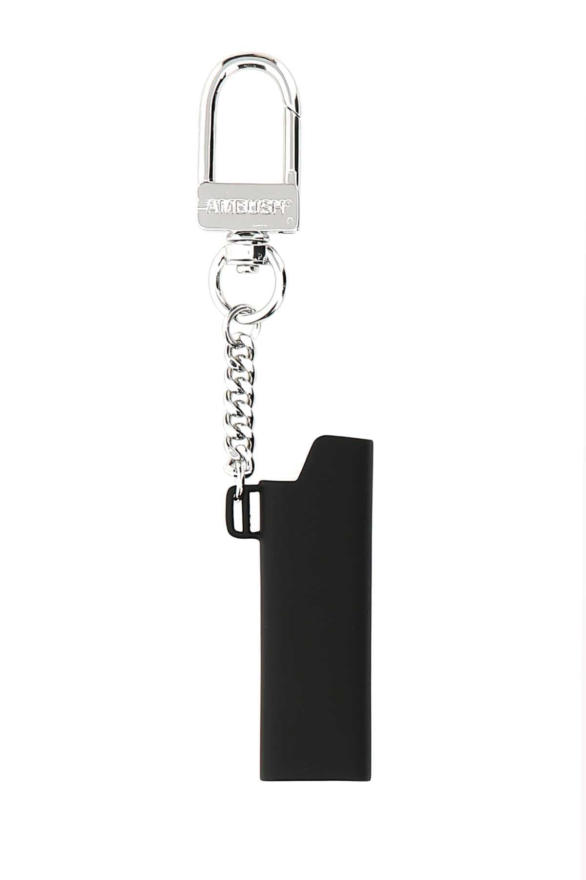 Black metal lighter holder - мініатюра 2