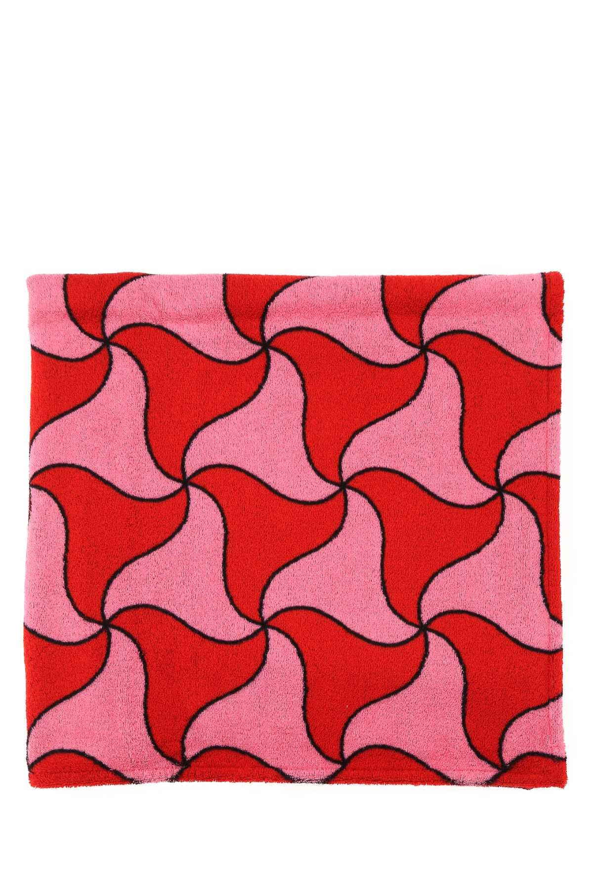 Printed terry beach towel