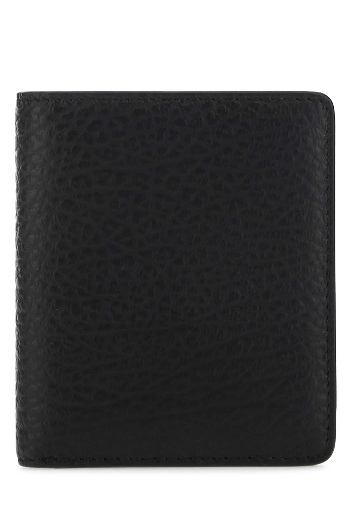 Black leather wallet