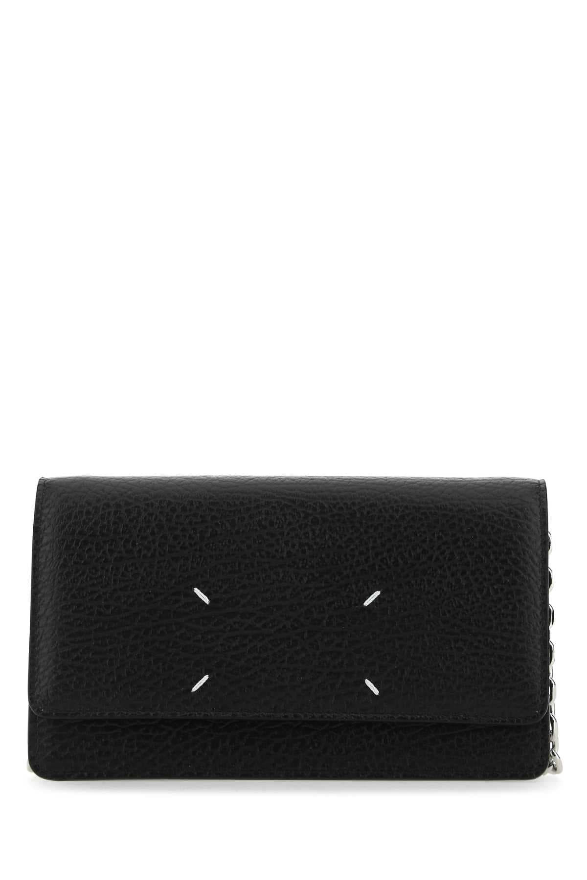 Black leather crossbody bag - мініатюра 2