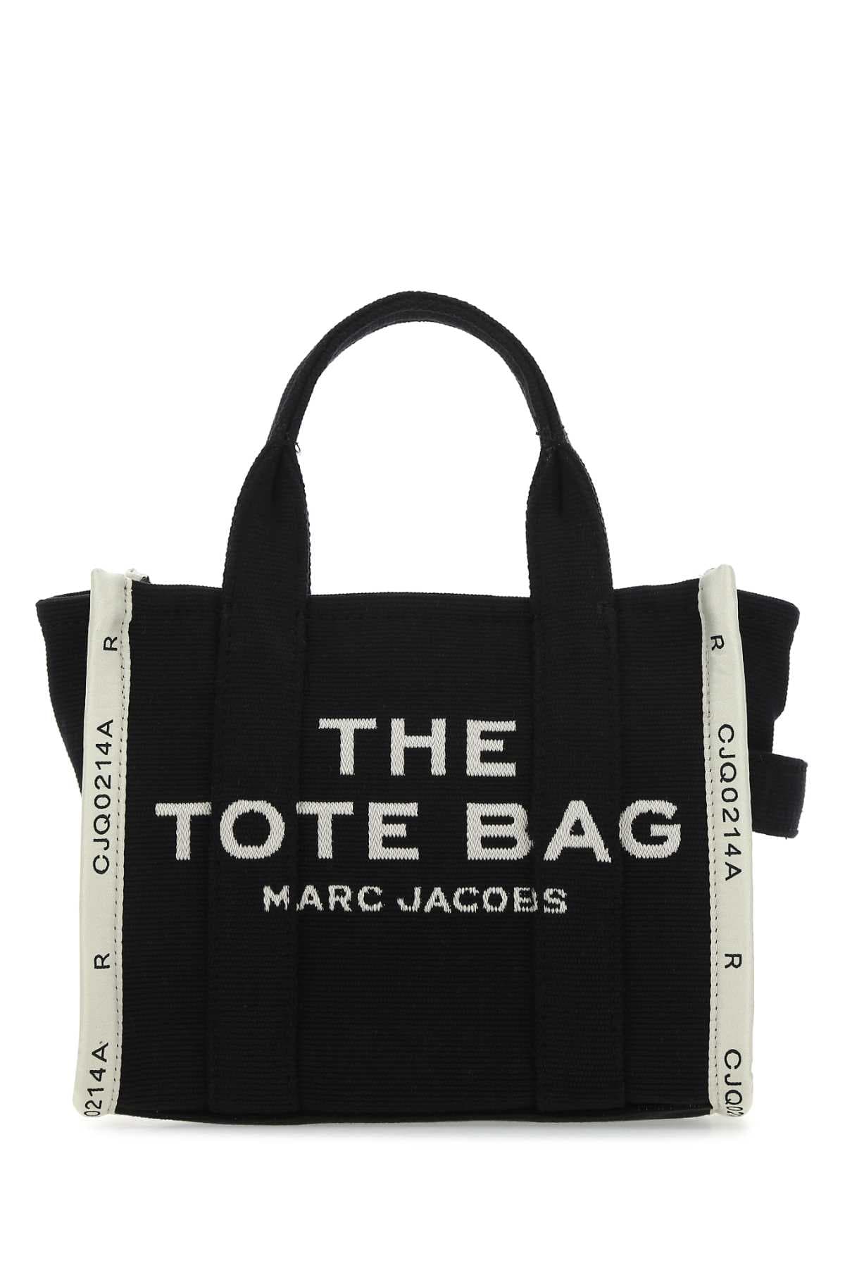 Black canvas The Tote shopping bag