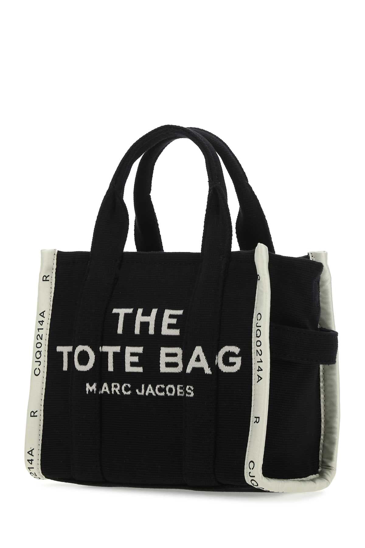 Black canvas The Tote shopping bag - мініатюра 2
