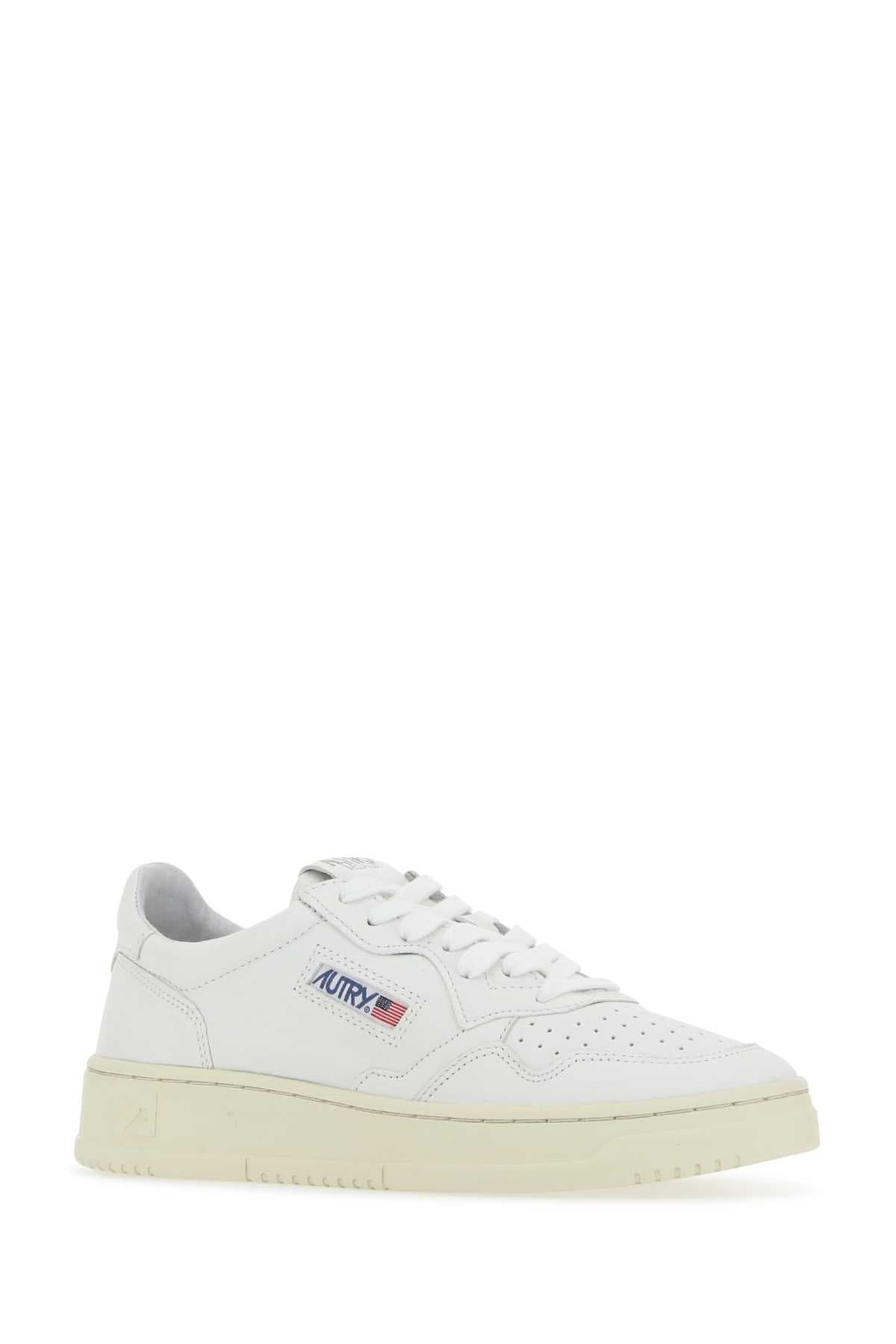 White leather Medalist sneakers - мініатюра 2