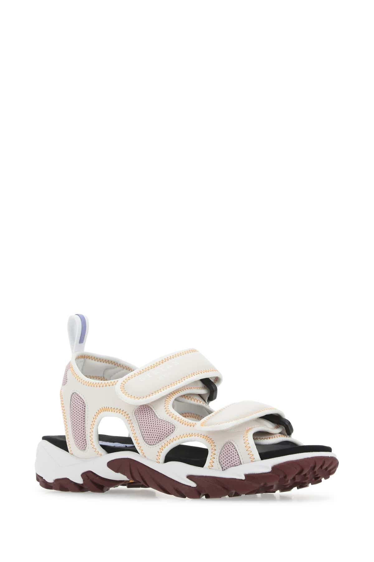 Multicolor fabric S10 Striae sandals - мініатюра 2