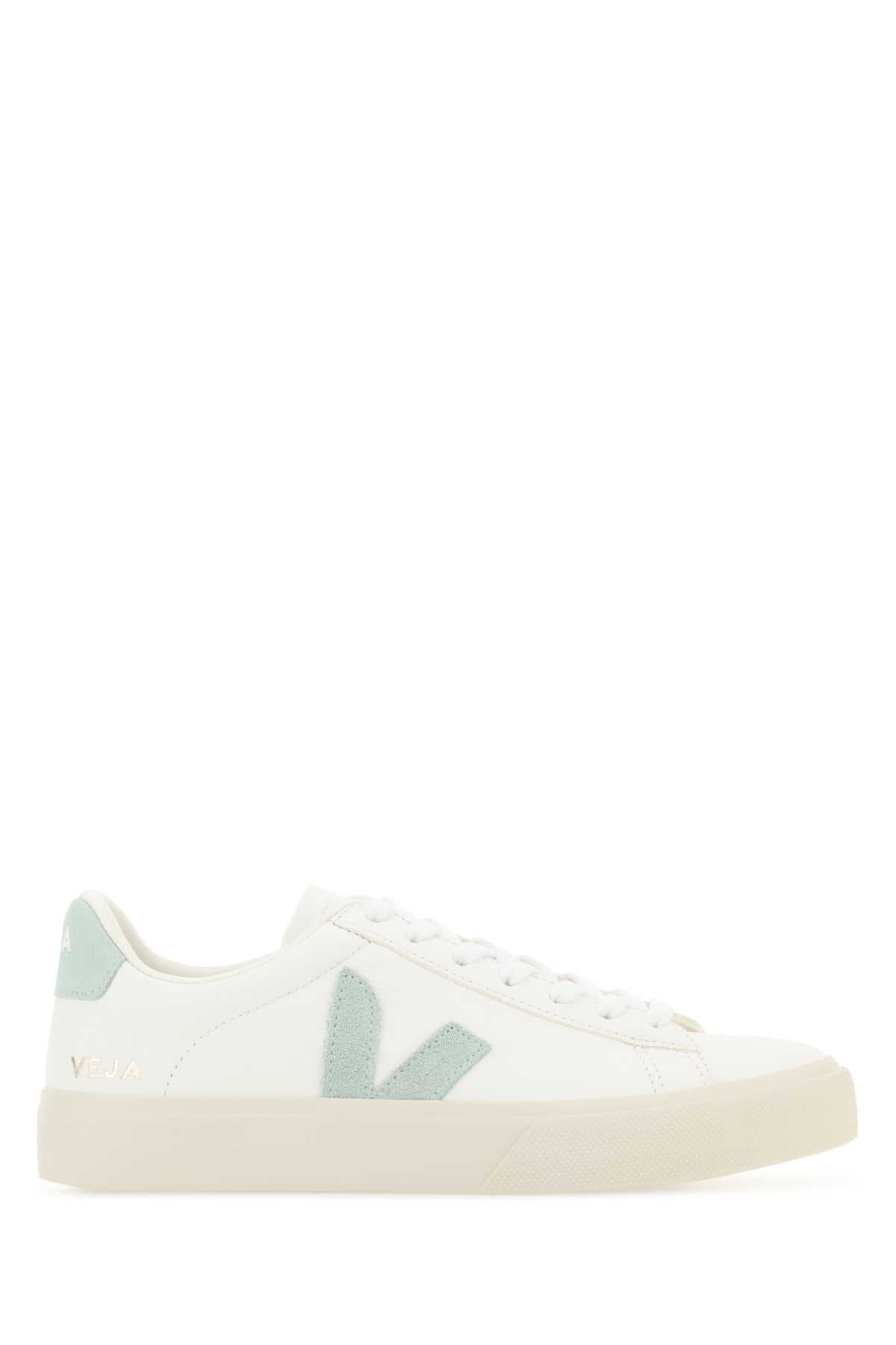 White chromefree leather Campo sneakers