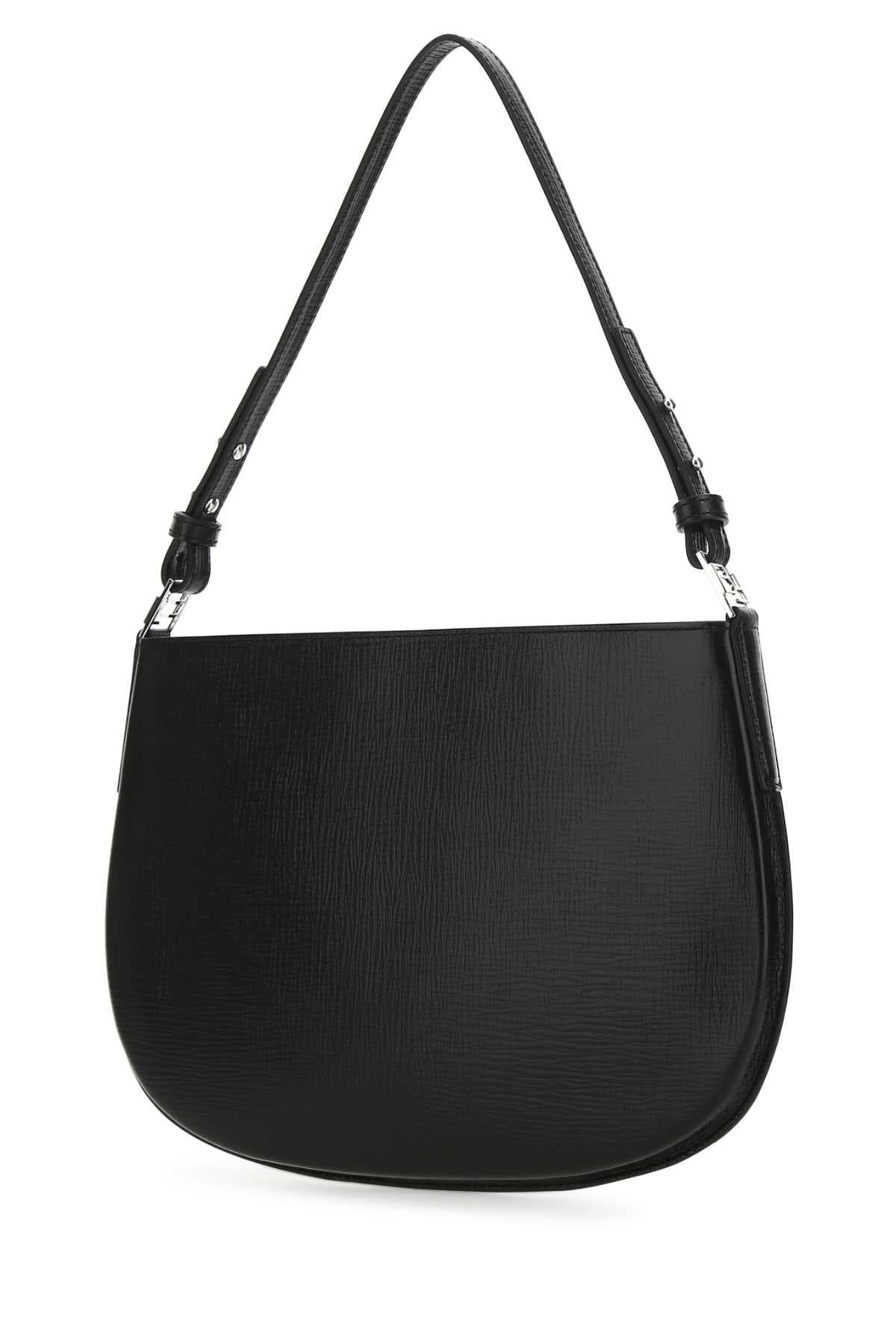 Black leather Issa handbag - мініатюра 2