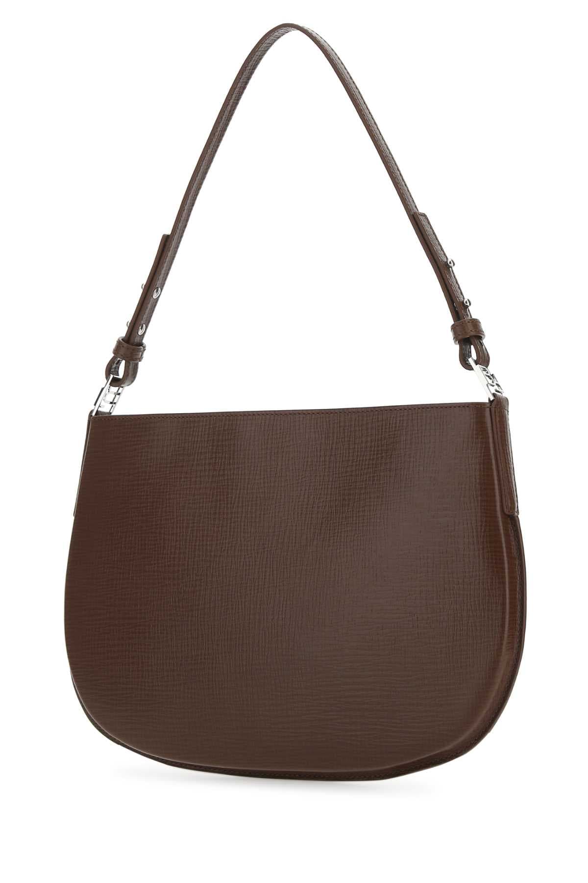 Brown leather Issa shoulder bag - мініатюра 2