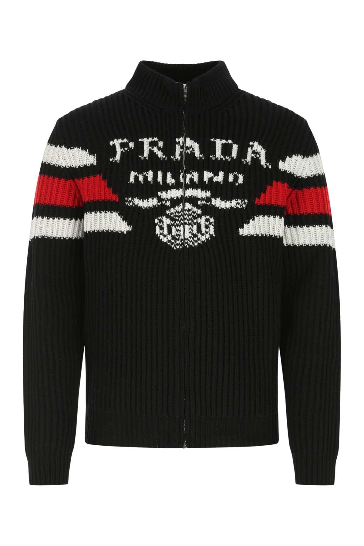 Black cashmere cardigan