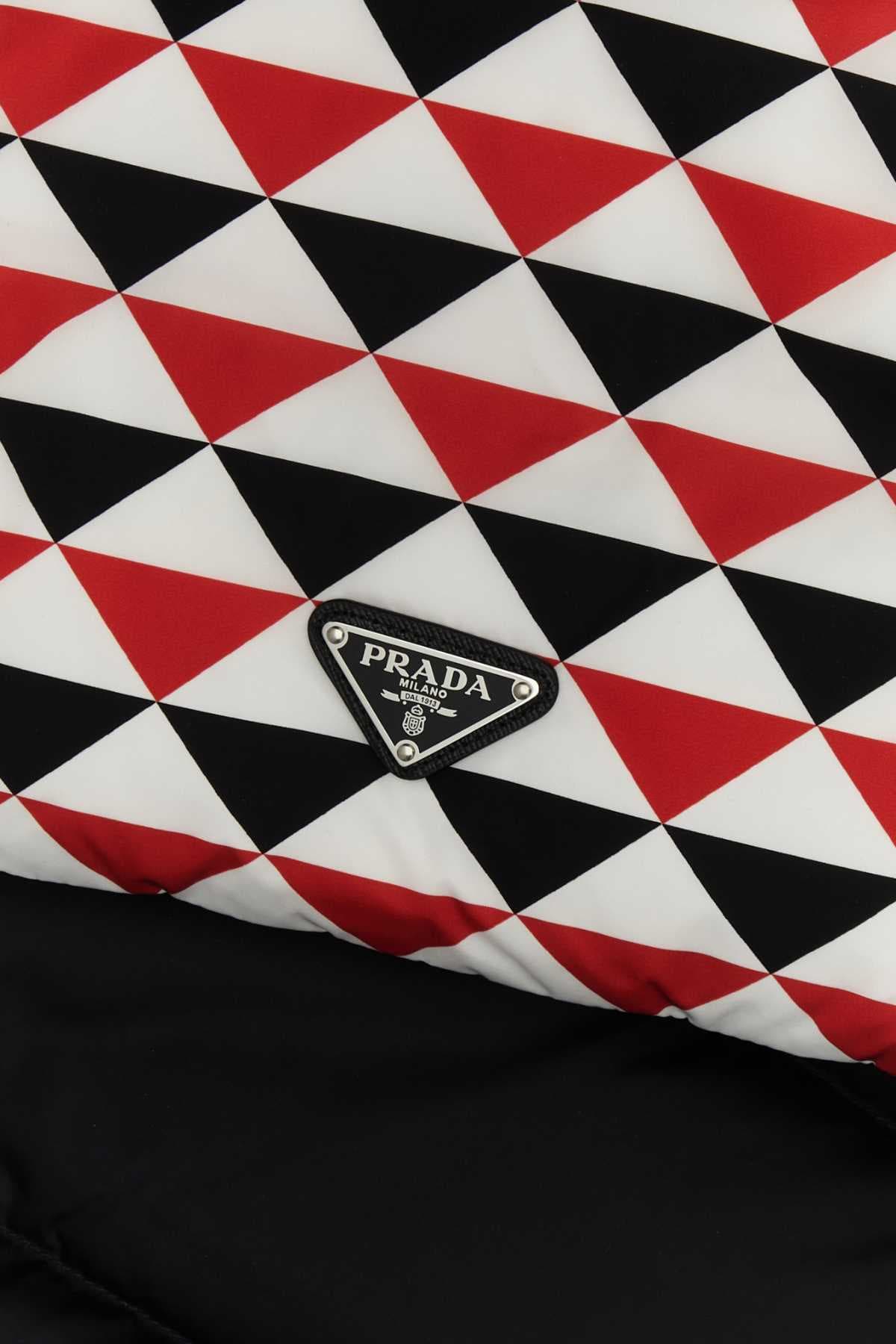 Printed Re-Nylon padded scarf - мініатюра 2