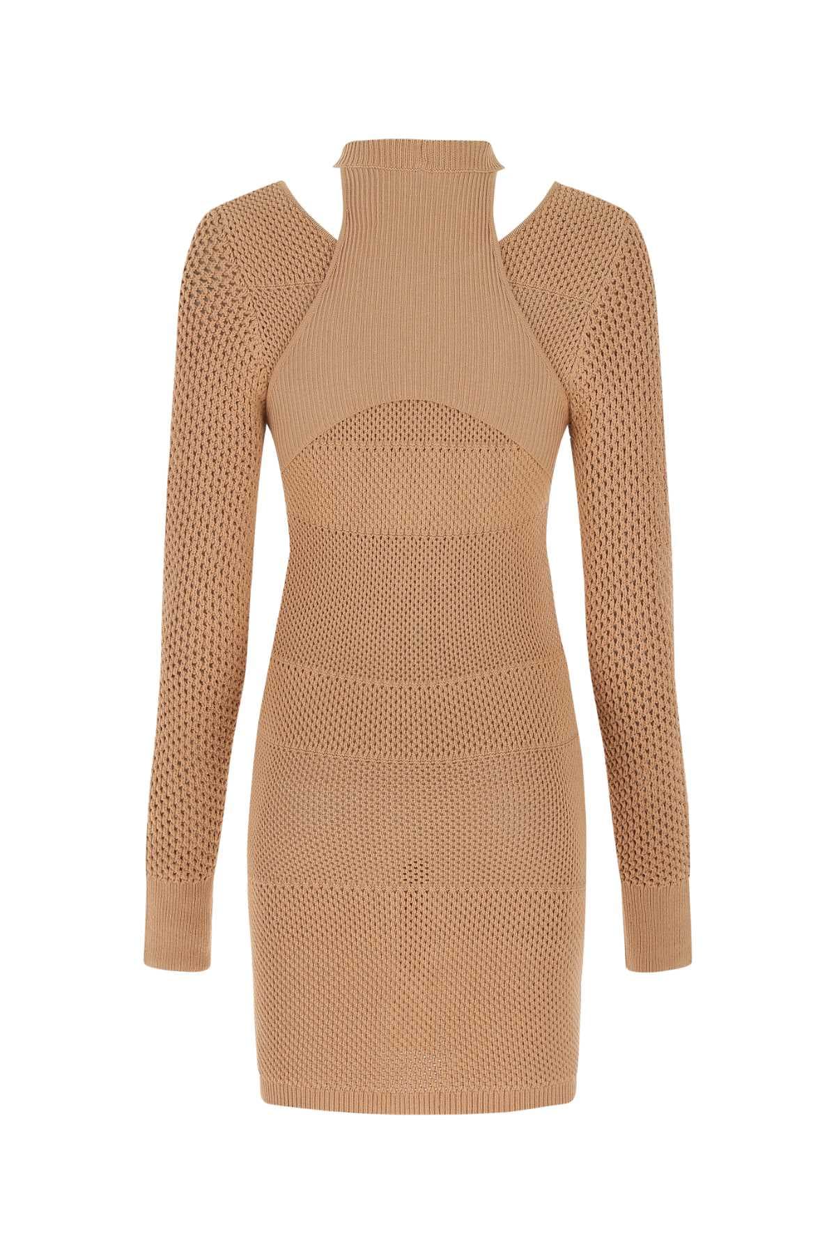 Biscuit mesh mini dress - мініатюра 2