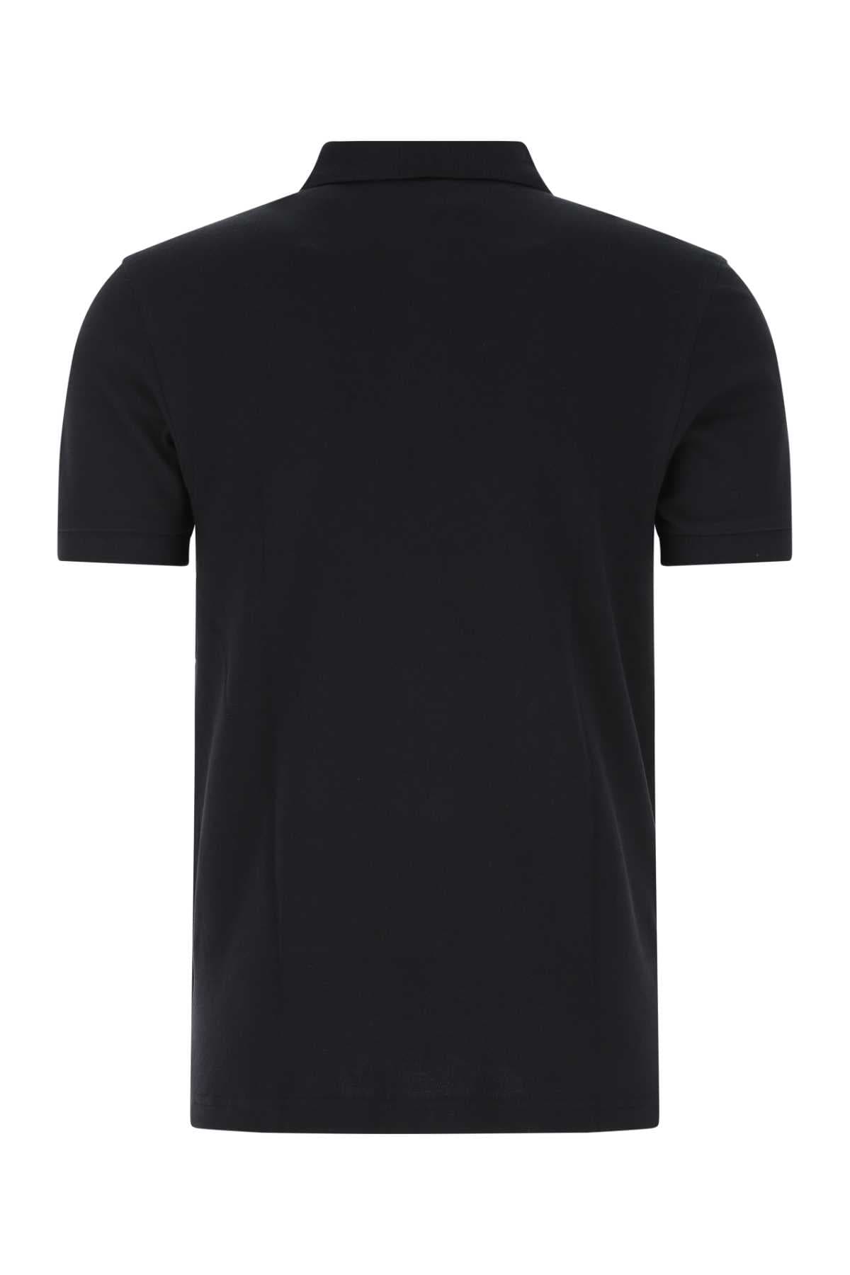 Midnight blue piquet polo shirt - мініатюра 2