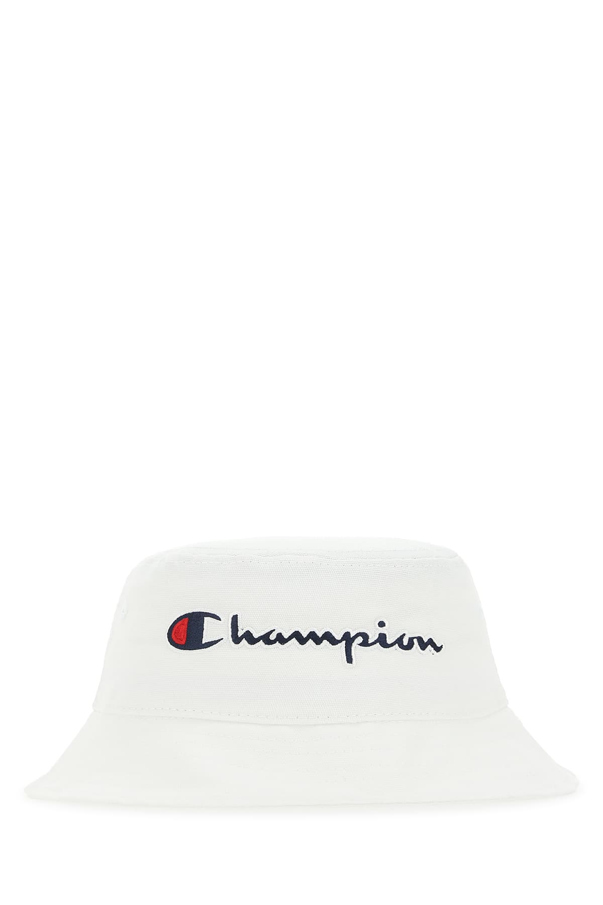 White cotton bucket hat