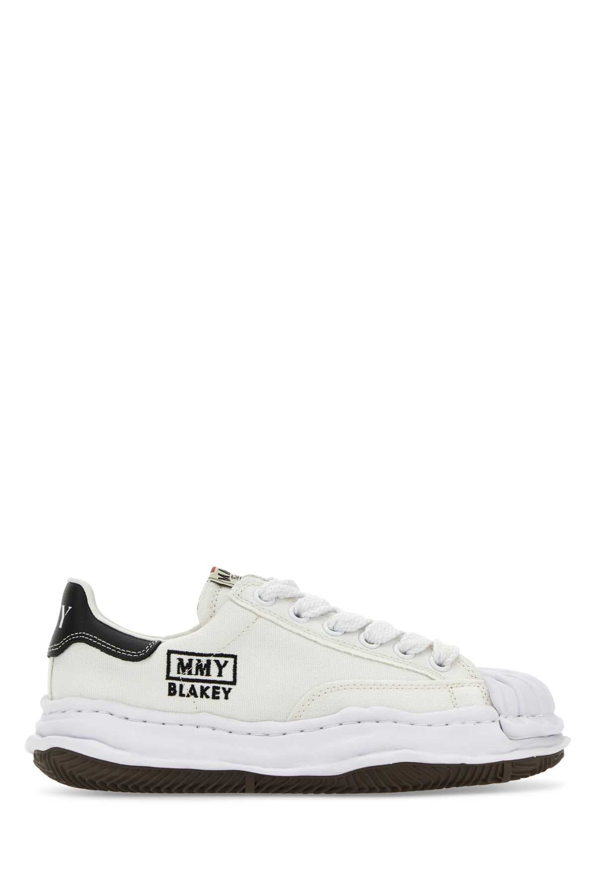 Ivory canvas sneakers