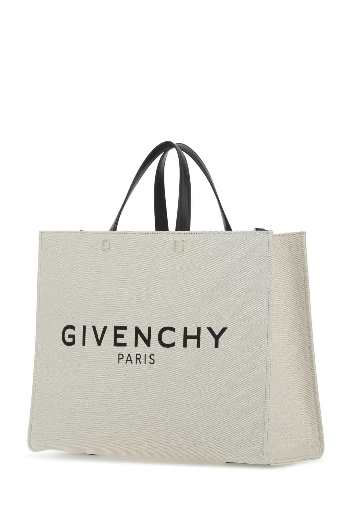 Ivory canvas medium G shopping bag - мініатюра 2
