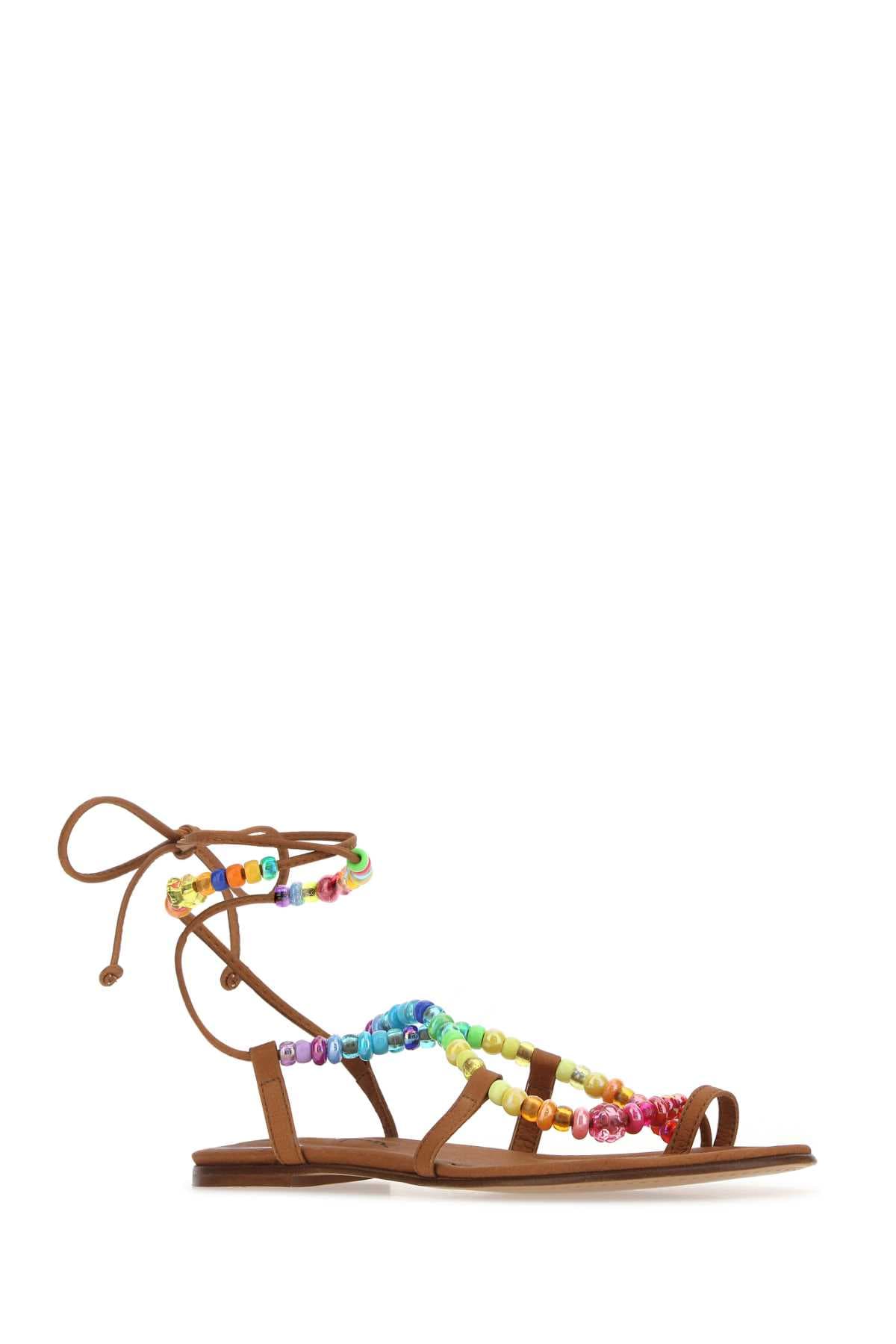 Embellished synthetic leather Arco-Iris sandals - мініатюра 2