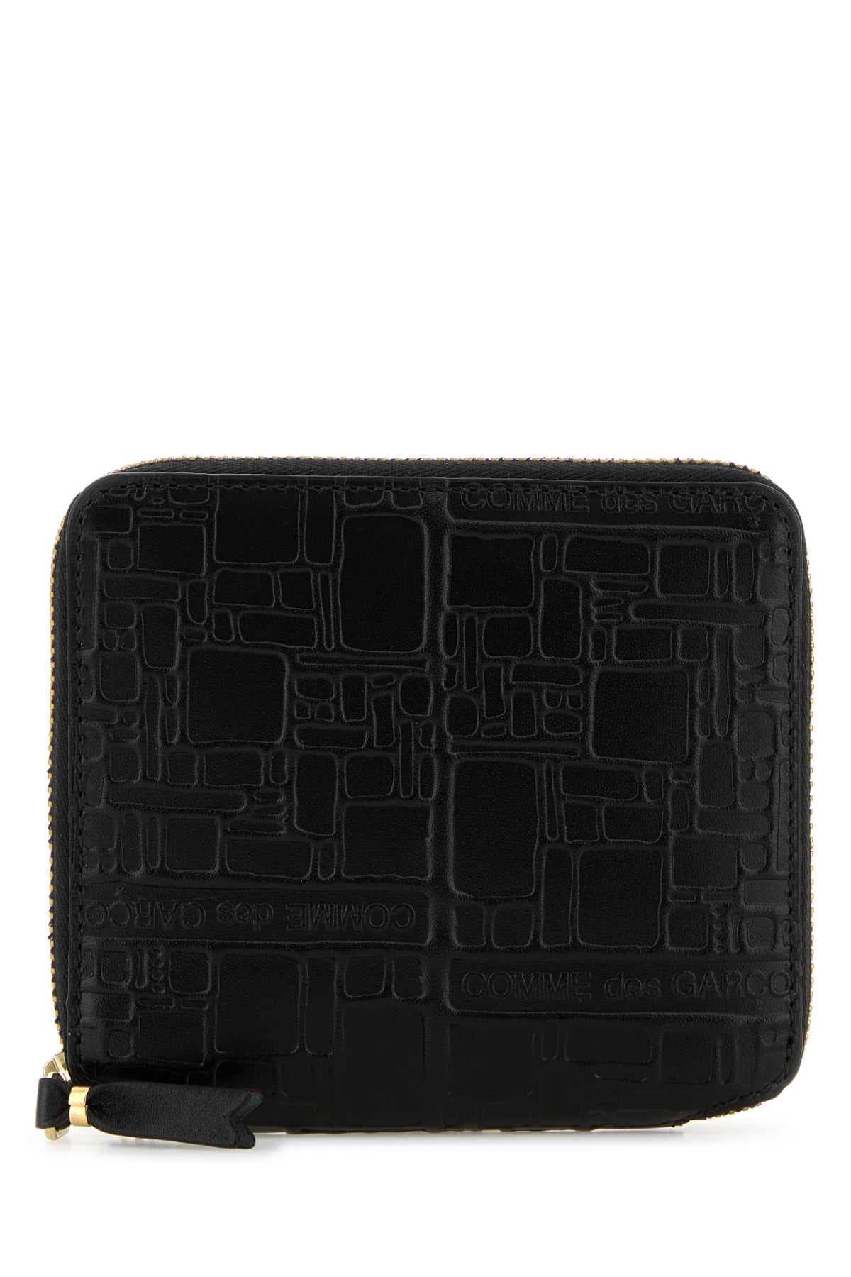 Black leather wallet