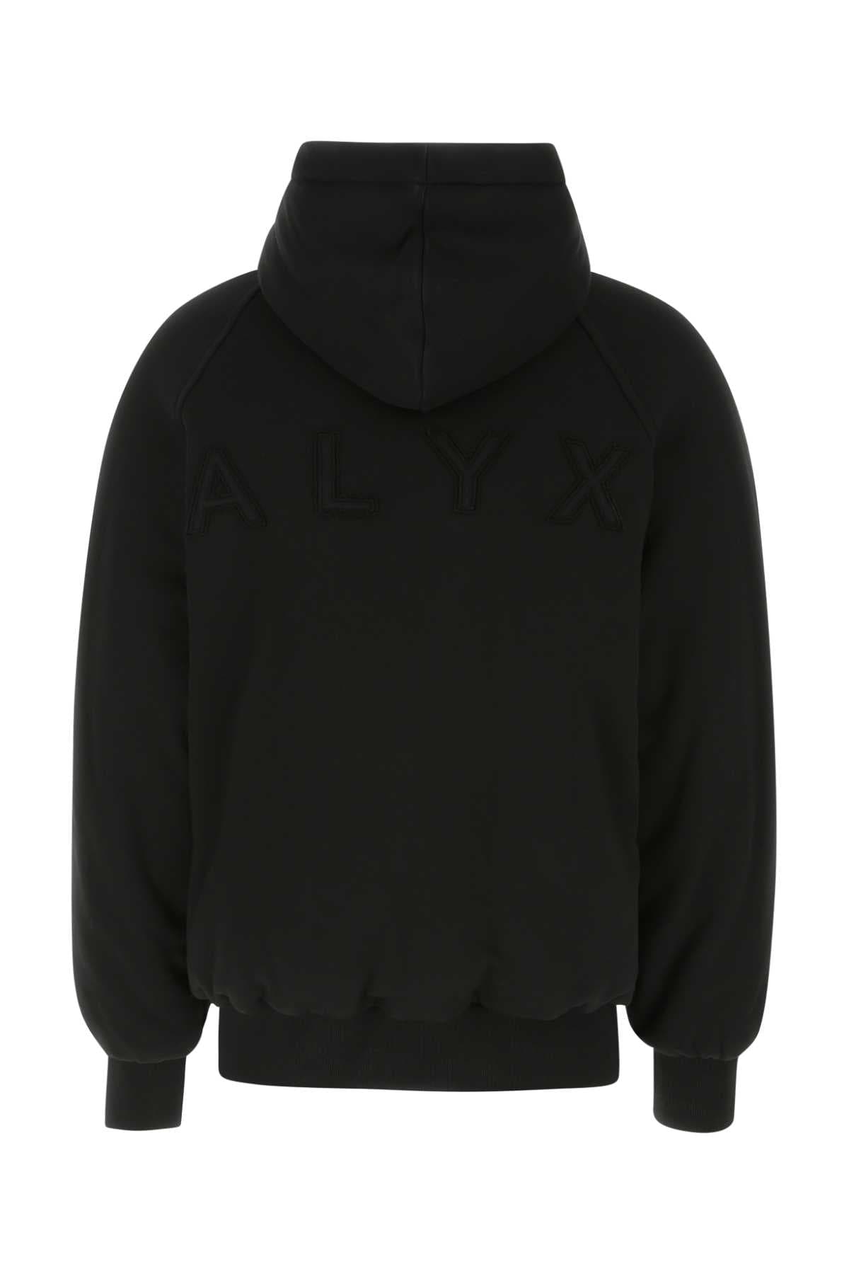 Black cotton padded jacket - мініатюра 2