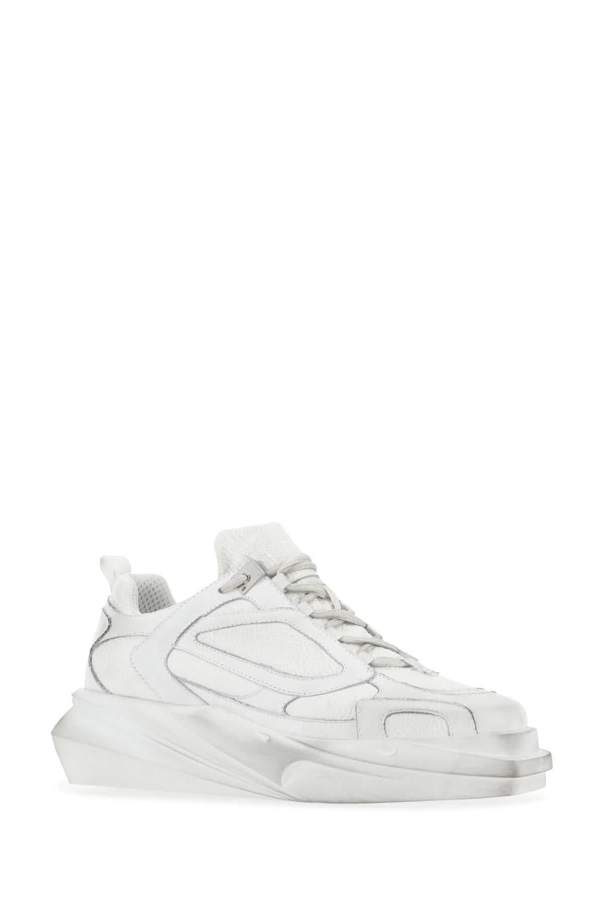 White leather Hiking sneakers - мініатюра 2