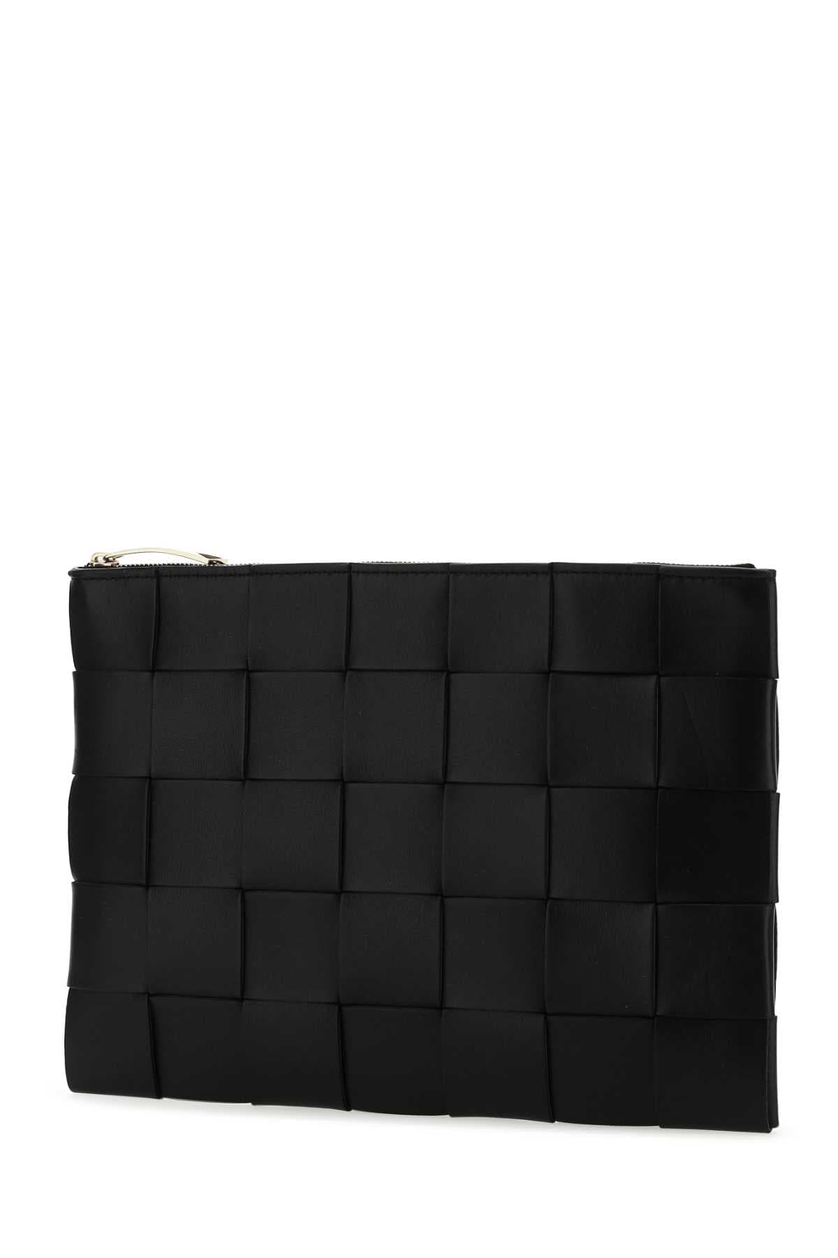 Black nappa leather pouch - мініатюра 2