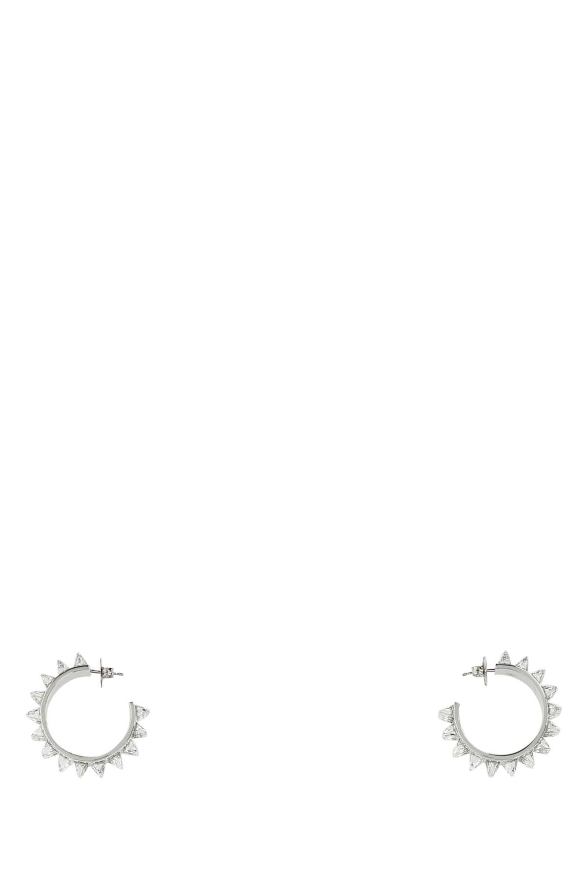 Embellished metal big Karma earrings