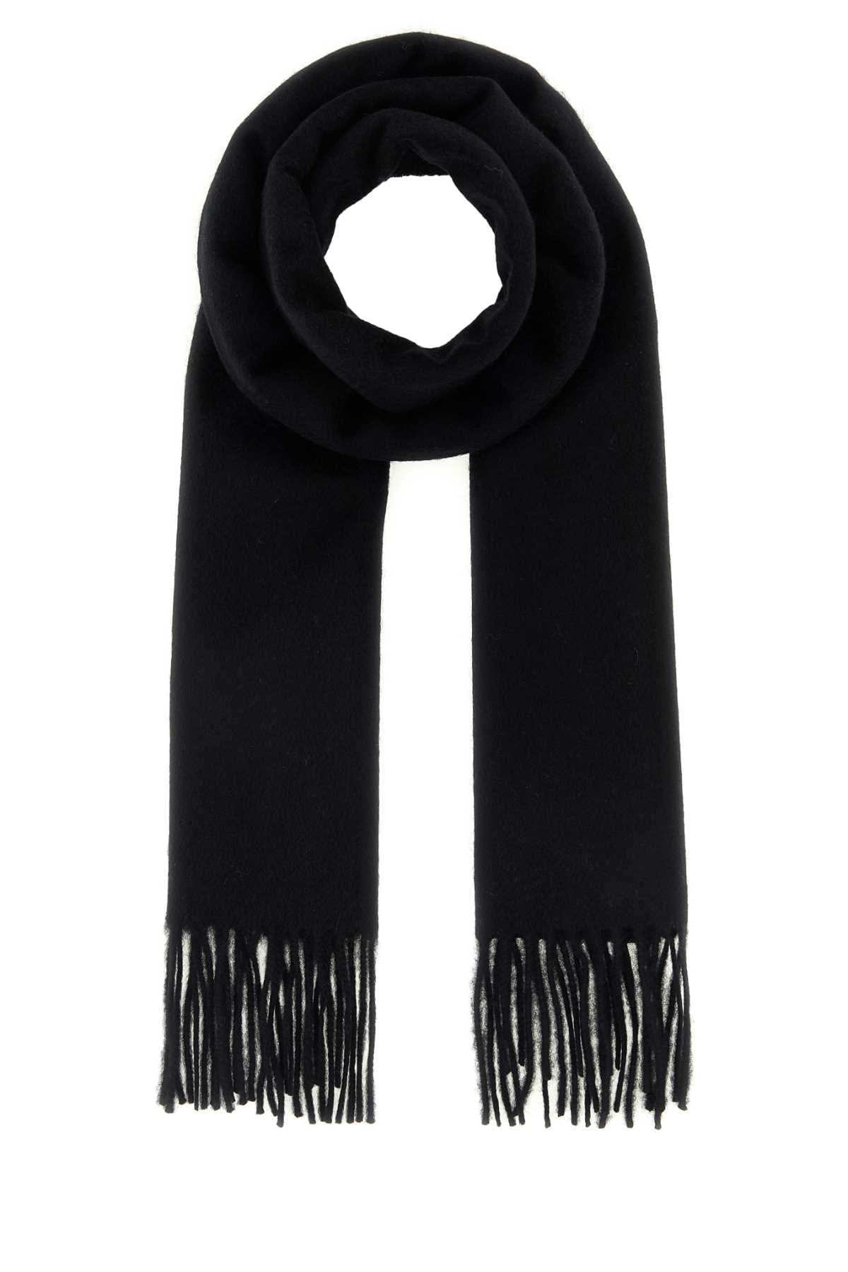 Black wool Clan Scarf