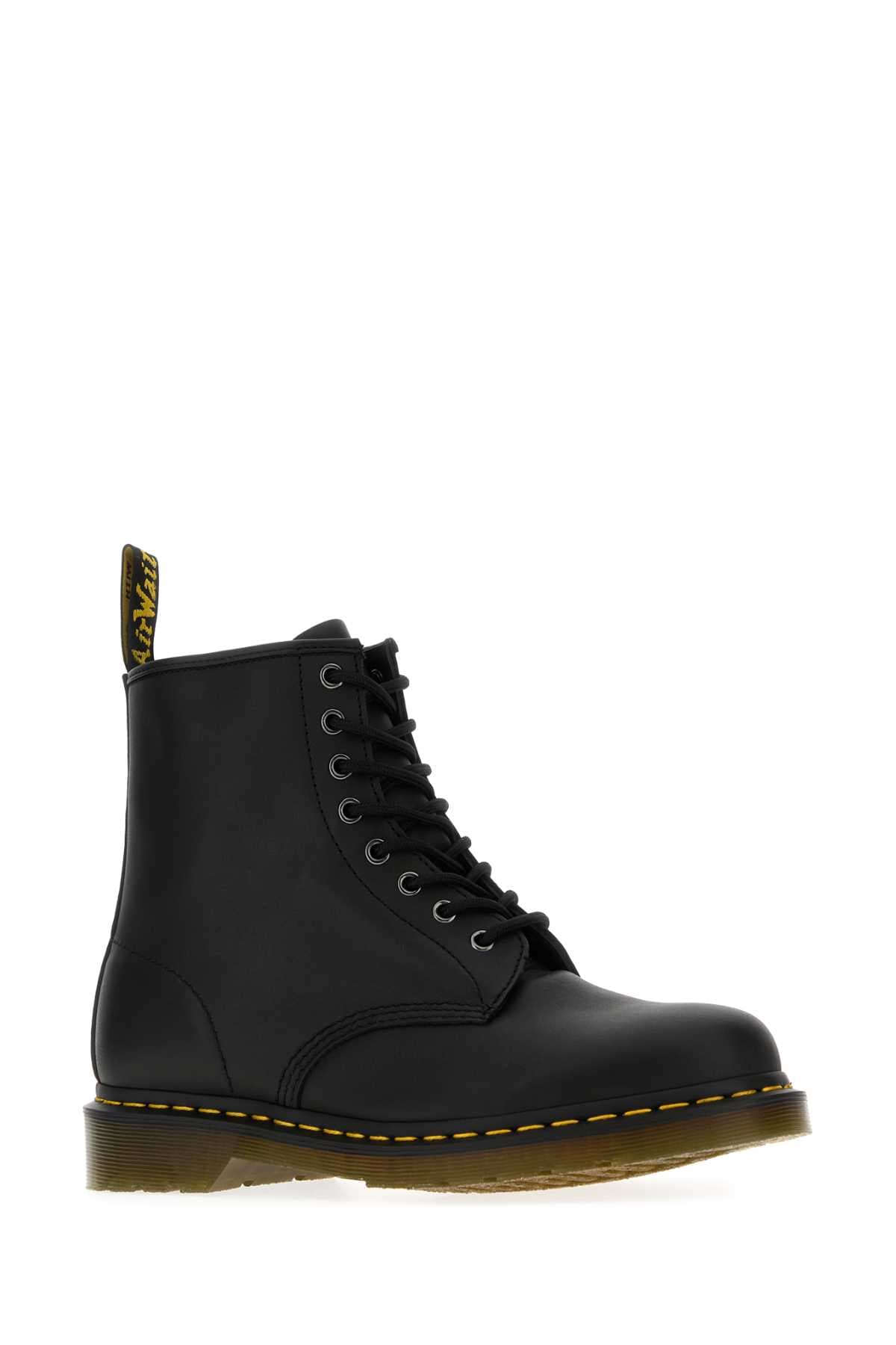 Black nappa leather ankle boots - мініатюра 2