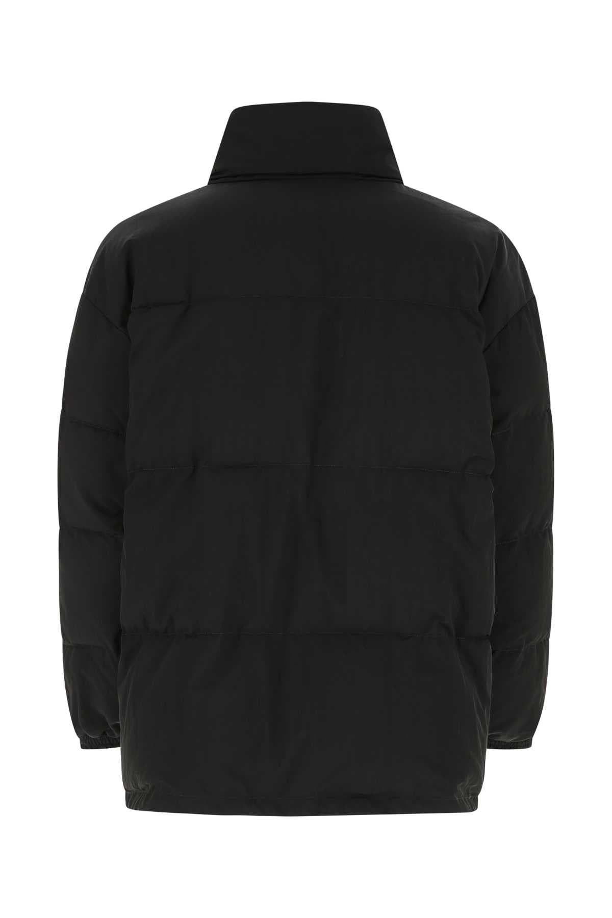 Black nylon padded jacket - мініатюра 2