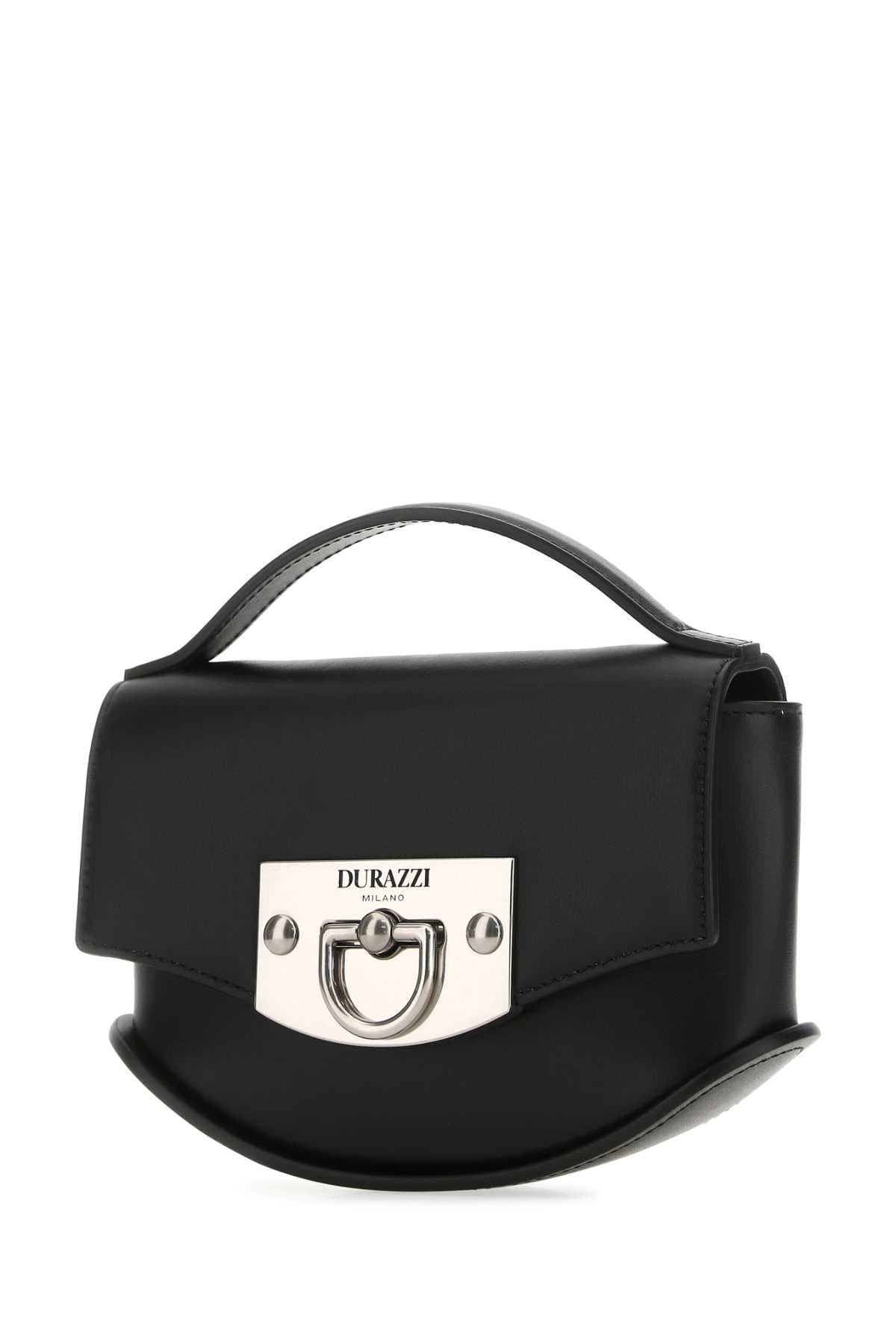 Black leather mini Swing handbag - мініатюра 2