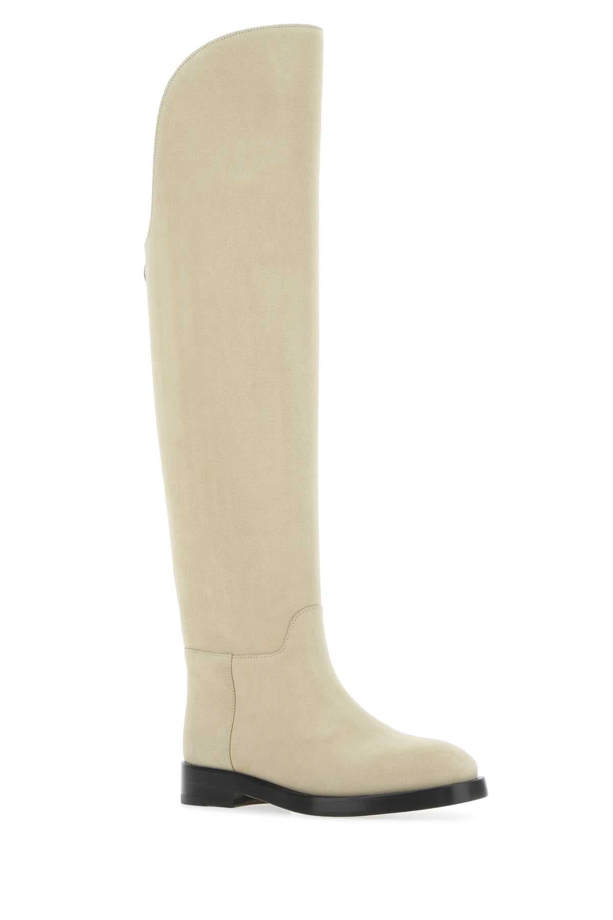 Sand suede Equestrian boots - мініатюра 2