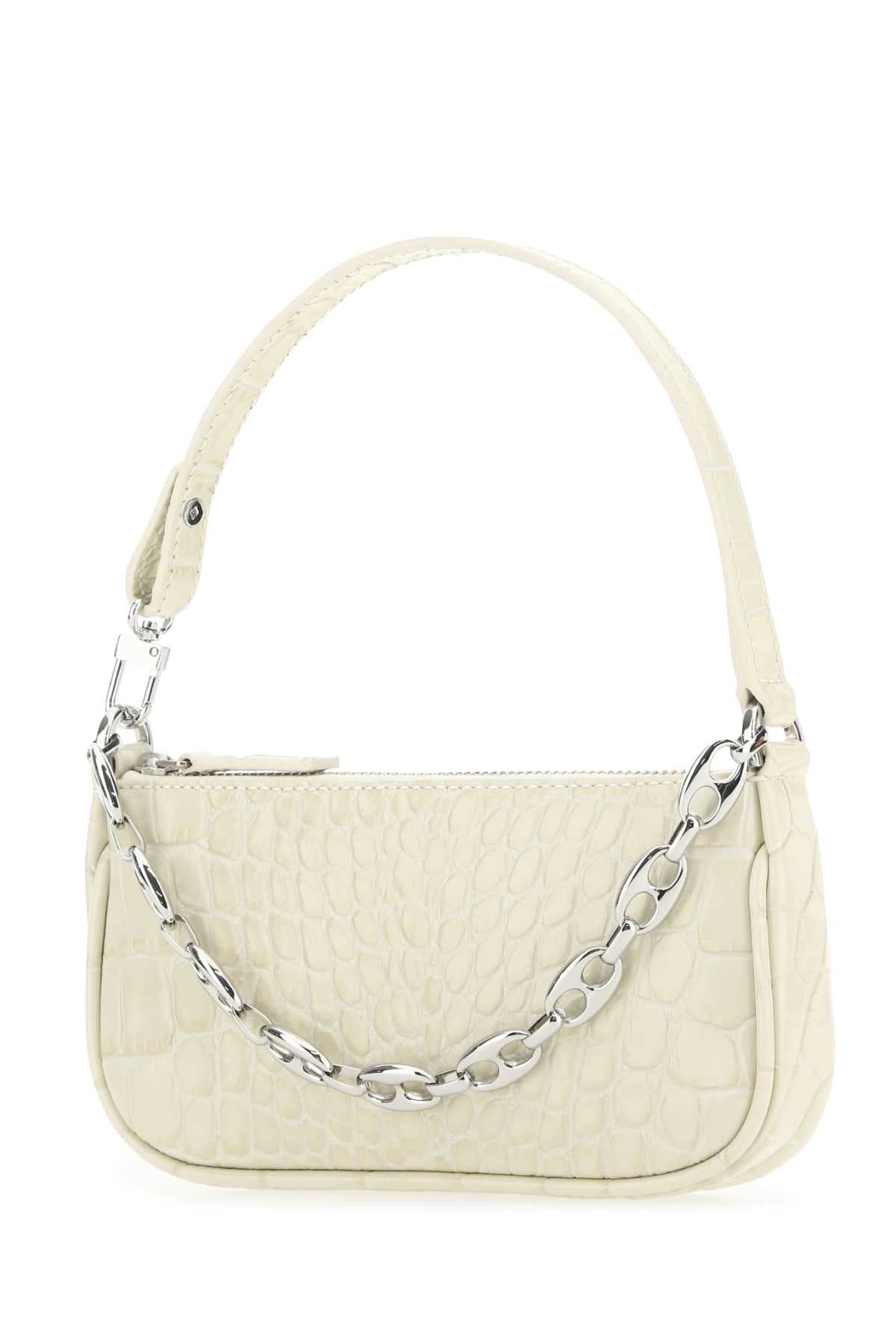Ivory leather Mini Rachel handbag - мініатюра 2